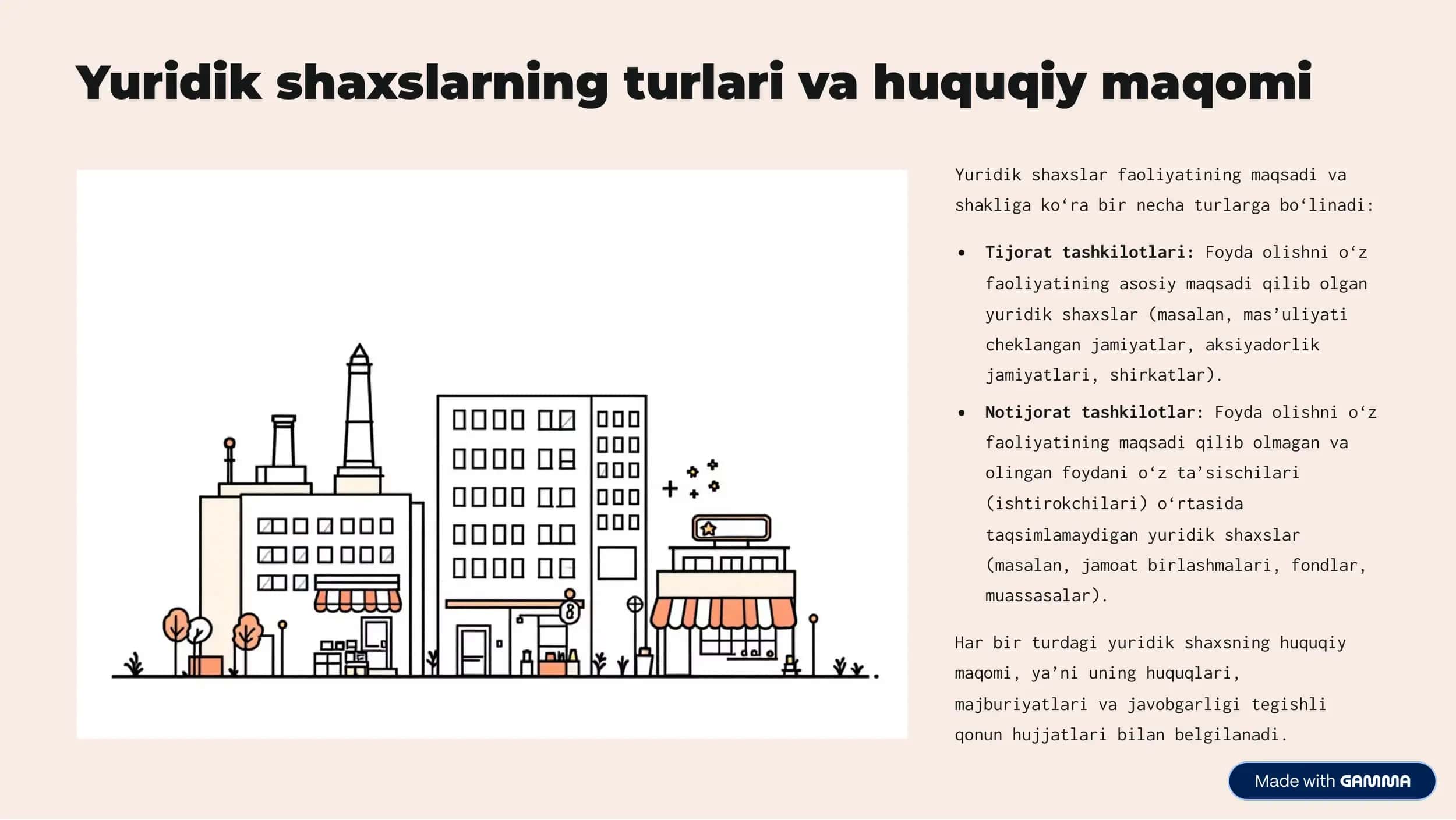 Yuridik shaxs tushunchasi va belgilari 3