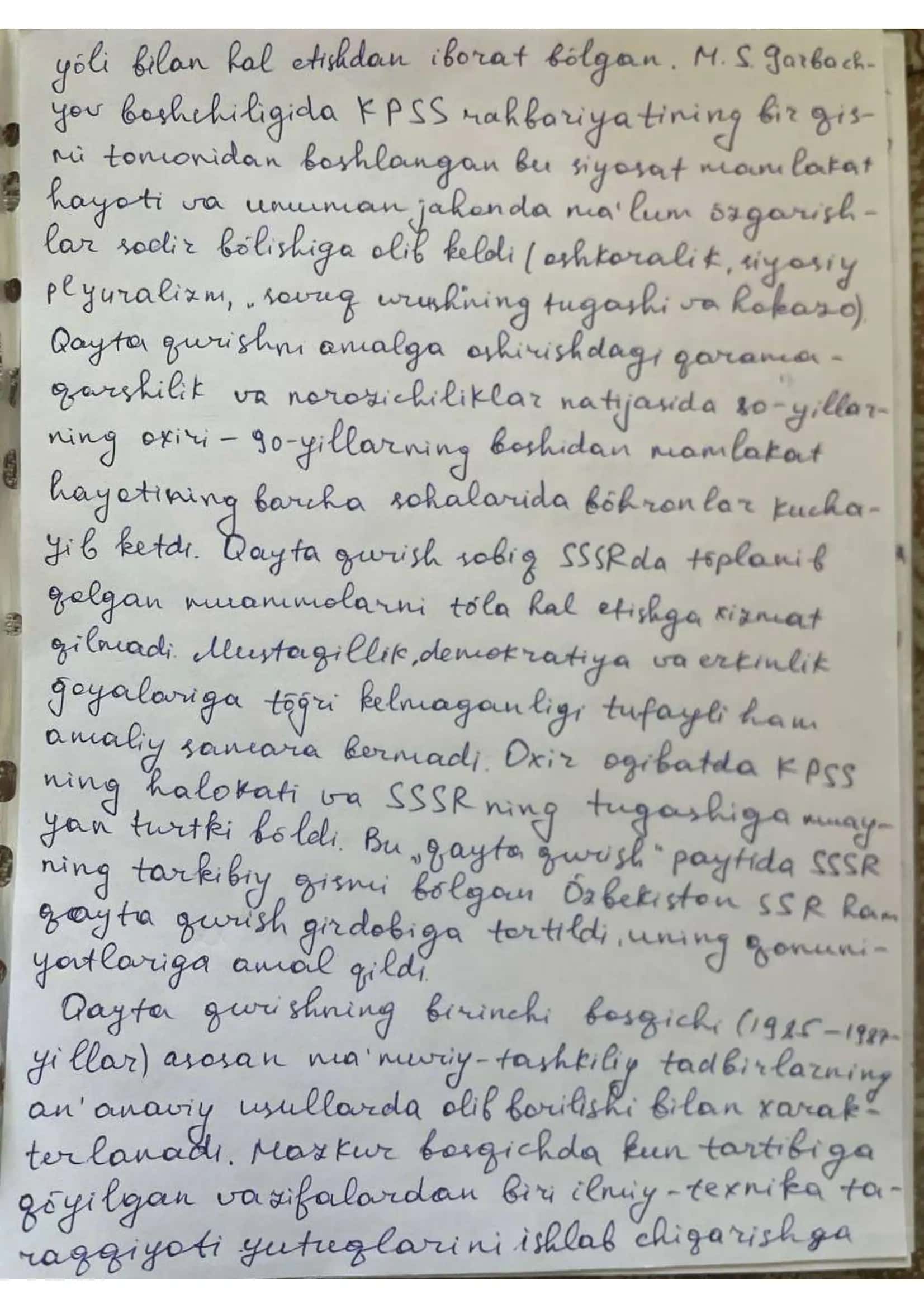 Mustaqillik arafasida respublikadagi ijtimoiy-iqtisodiy va siyosiy ahvol 3