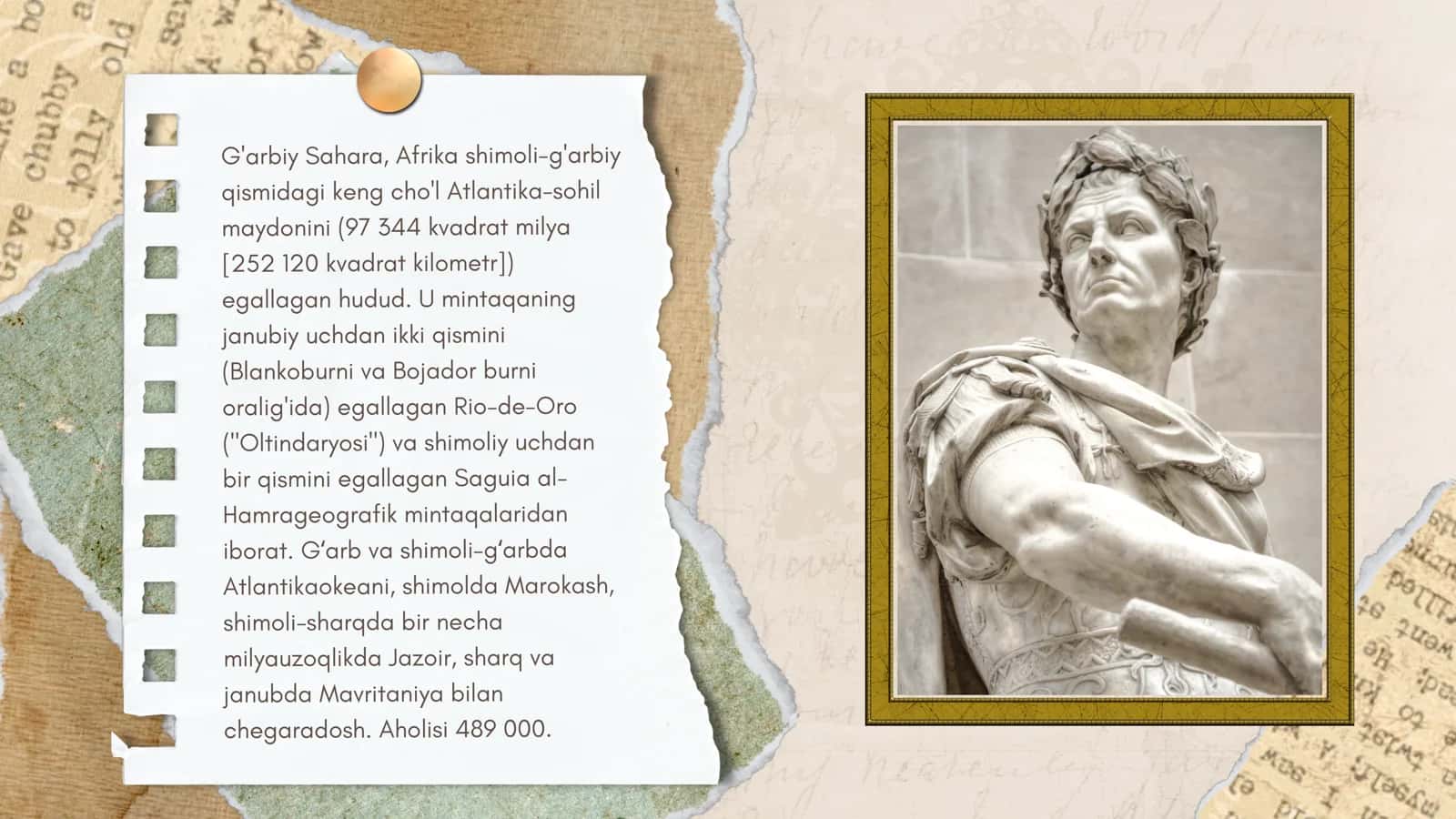 PPT G'arbiy Saharada til vaziyati 3
