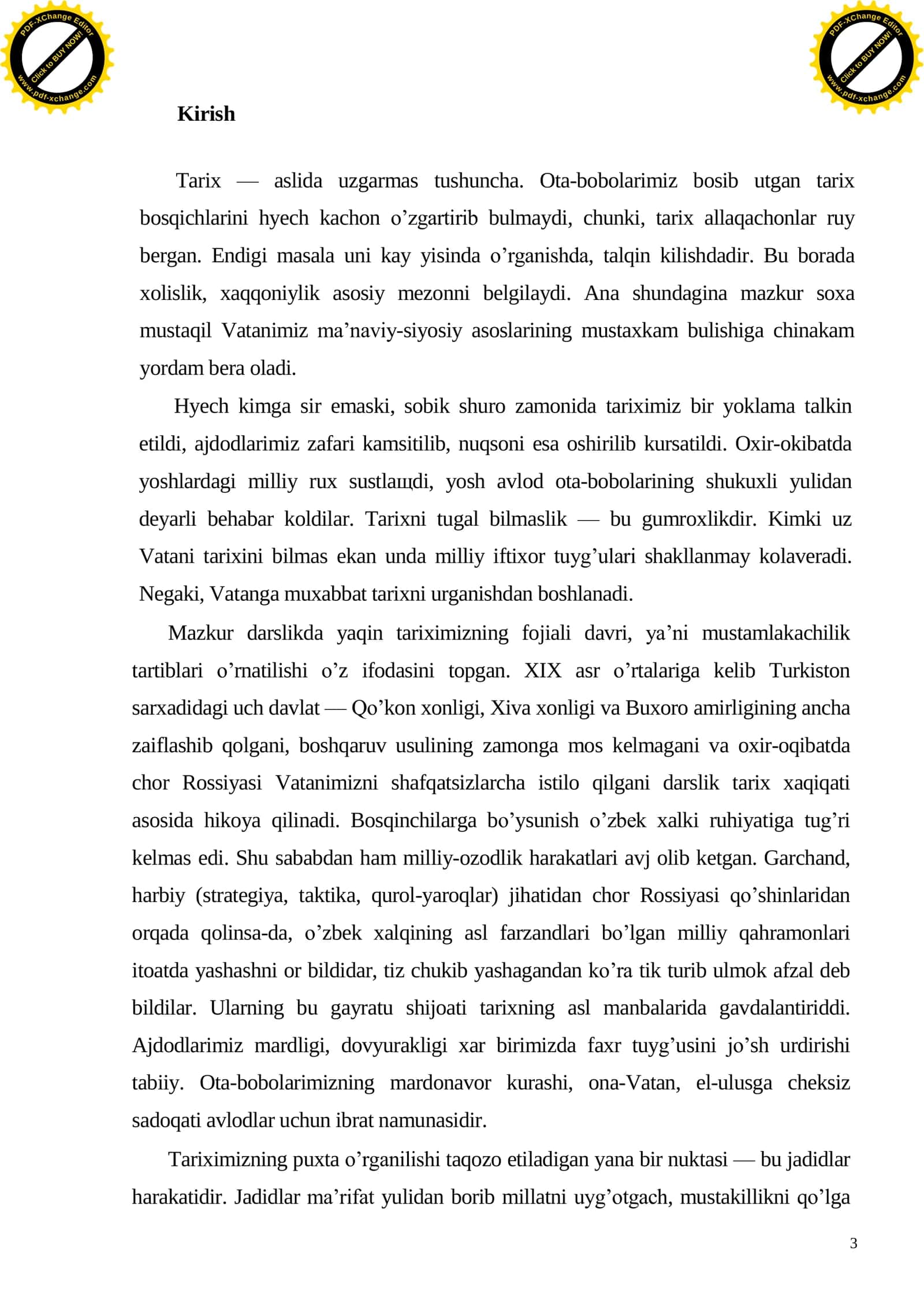 XVI-XIX asrlarda xonliklarda tashqi siyosat 3