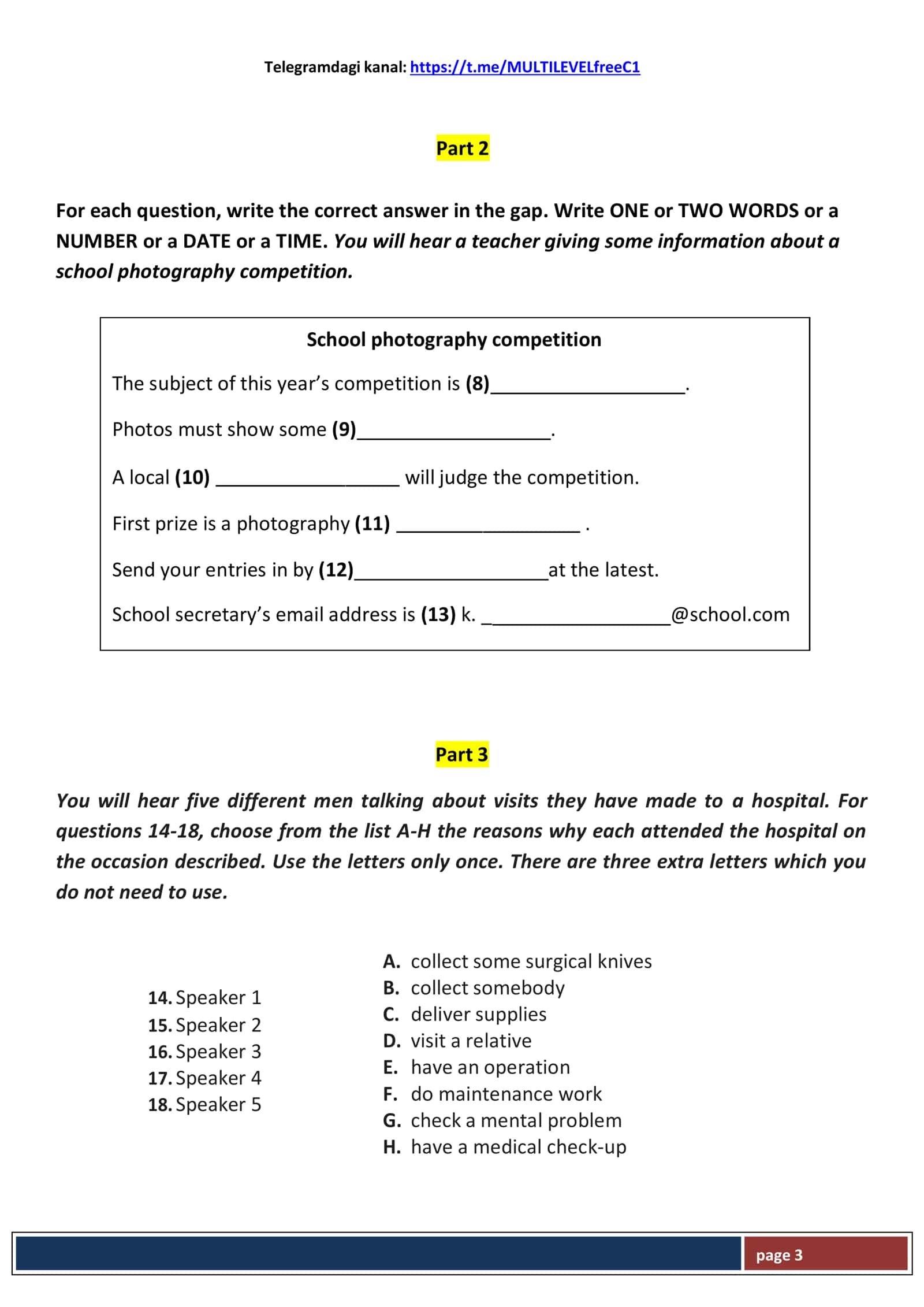 MOCK TEST 3