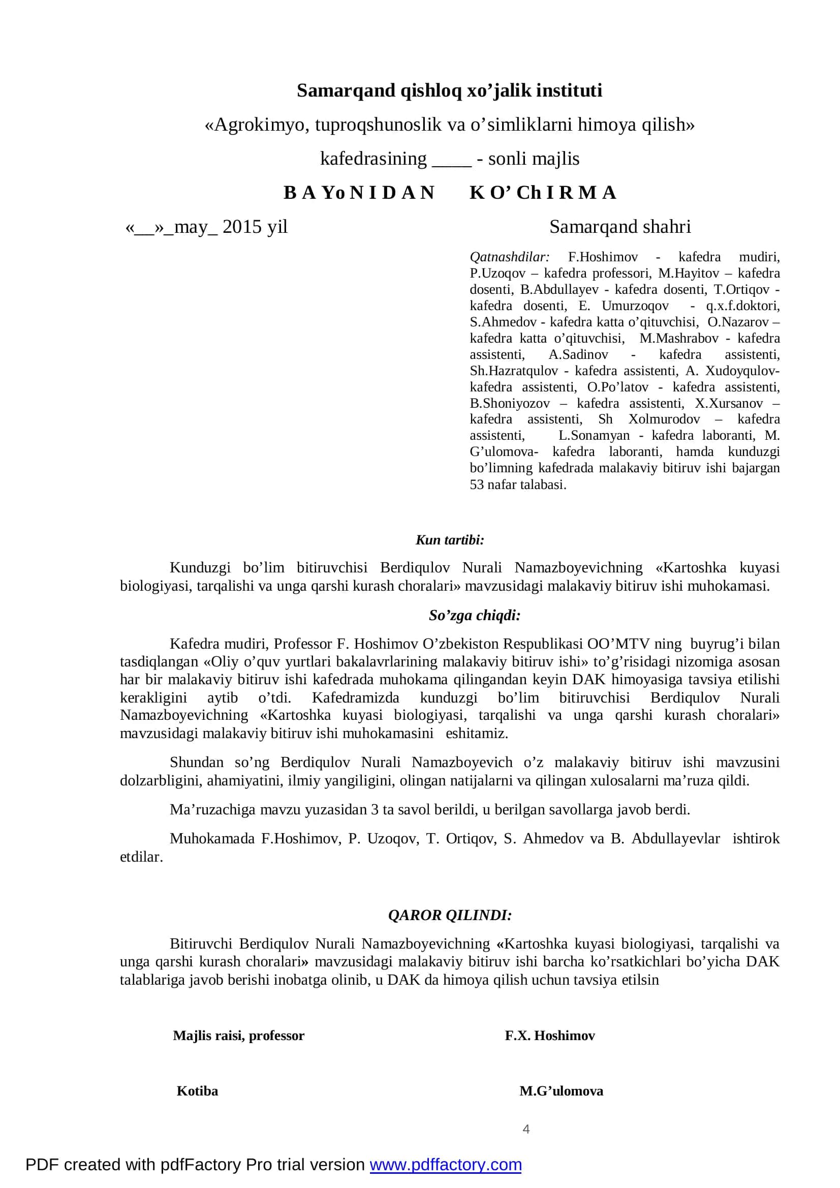 Kartoshka kuyasi biologiyasi, tarqalishi va unga qarshi kurash choralari 3