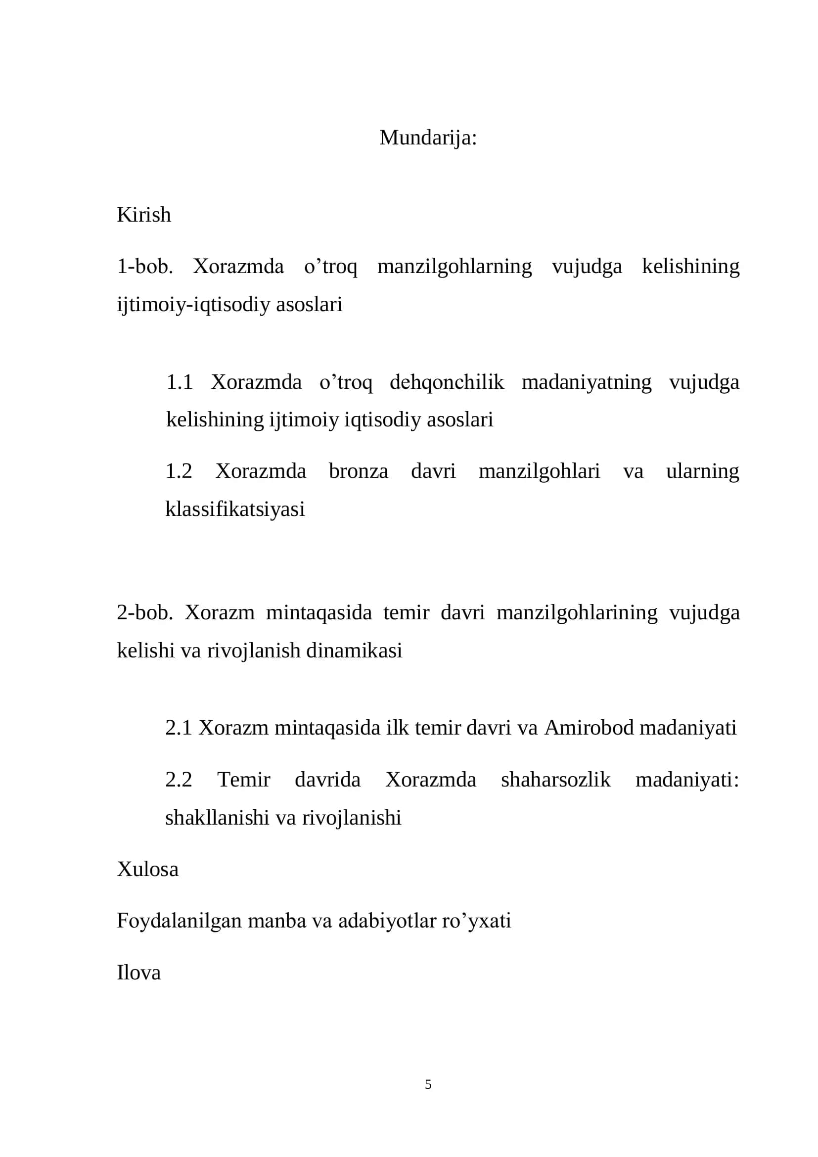 Xorazm mintaqasida o‘troq turmush tarzining shakllanishi va rivojlanishi (bronza va temir asri) 3