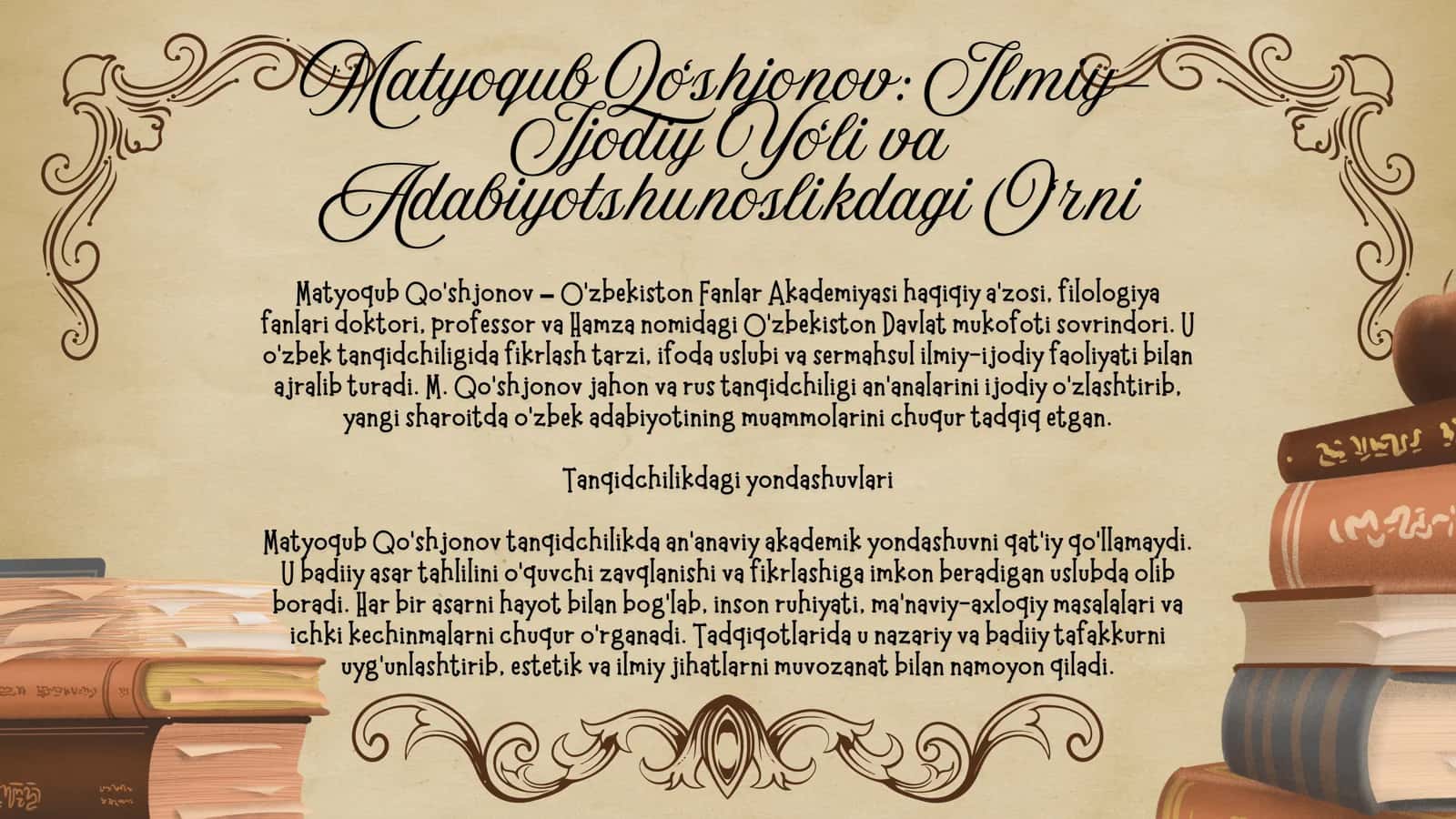 M.qo'shjonovning A.qodiriy, Oybek va a.qahhor haqidagi portret va monografiyalarini o'rganish 3