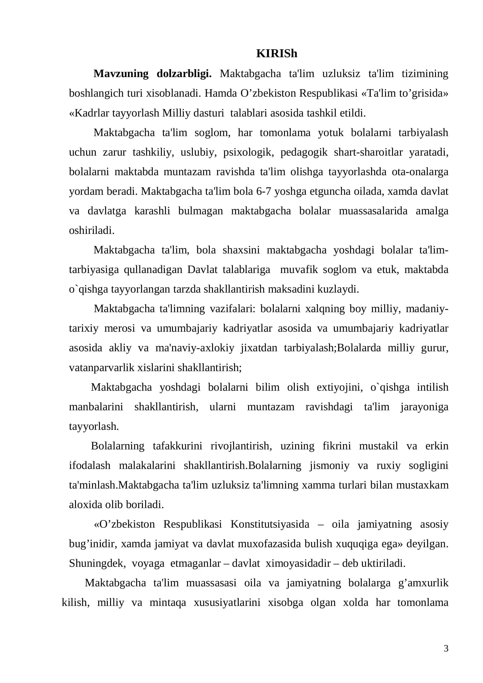 Maktabgacha ta'lim muassasasida pedagogik jarayonni tashkil etish 3