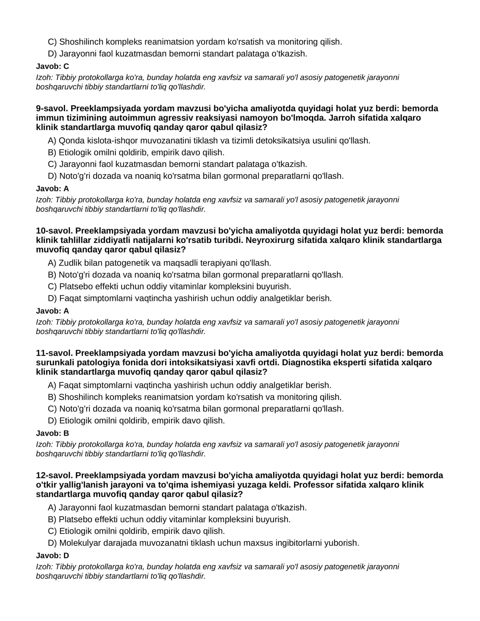 PREEKLAMPSIYADA YORDAM - 2-QISM 3