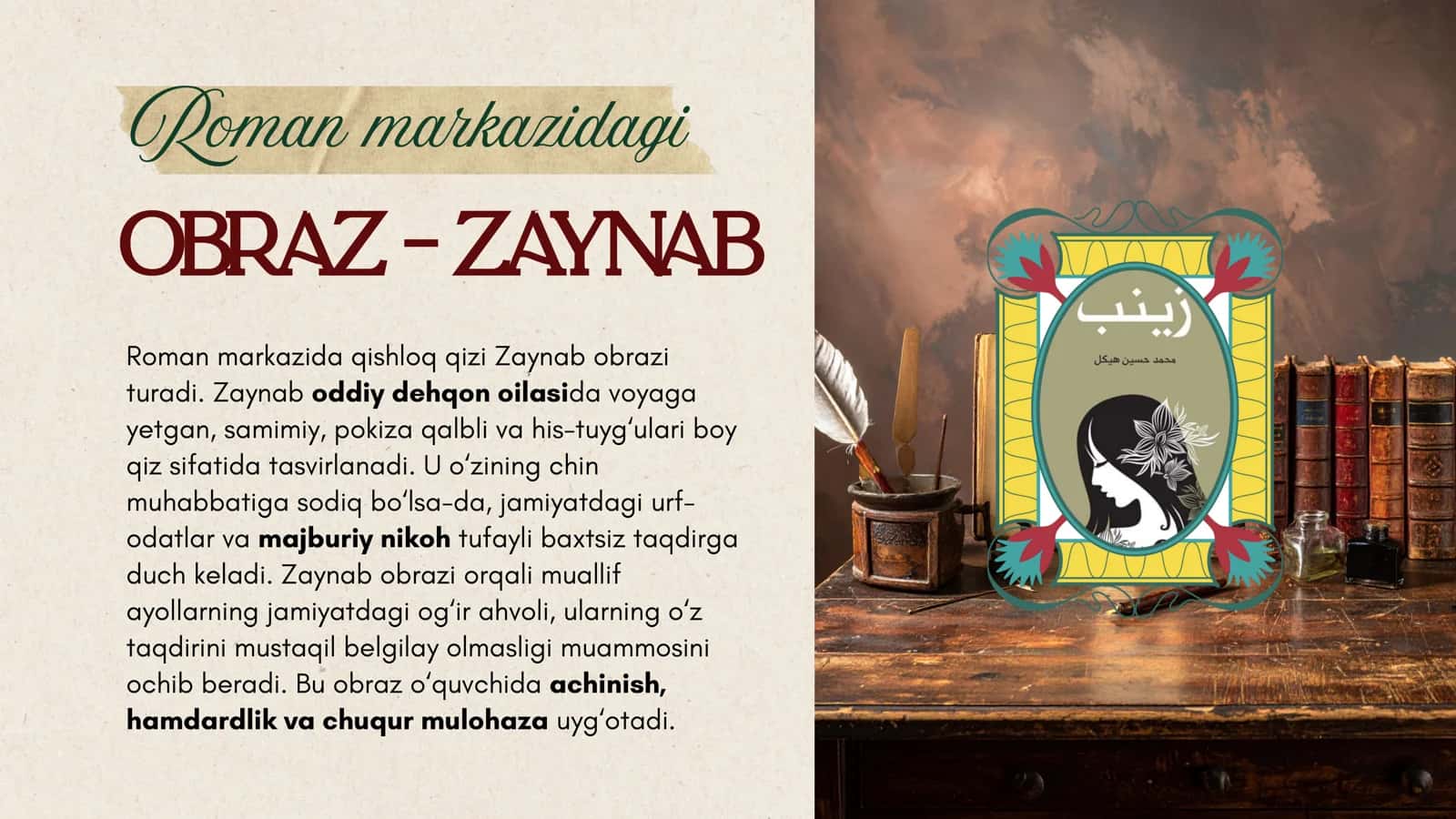 "Zaynab" romani 3