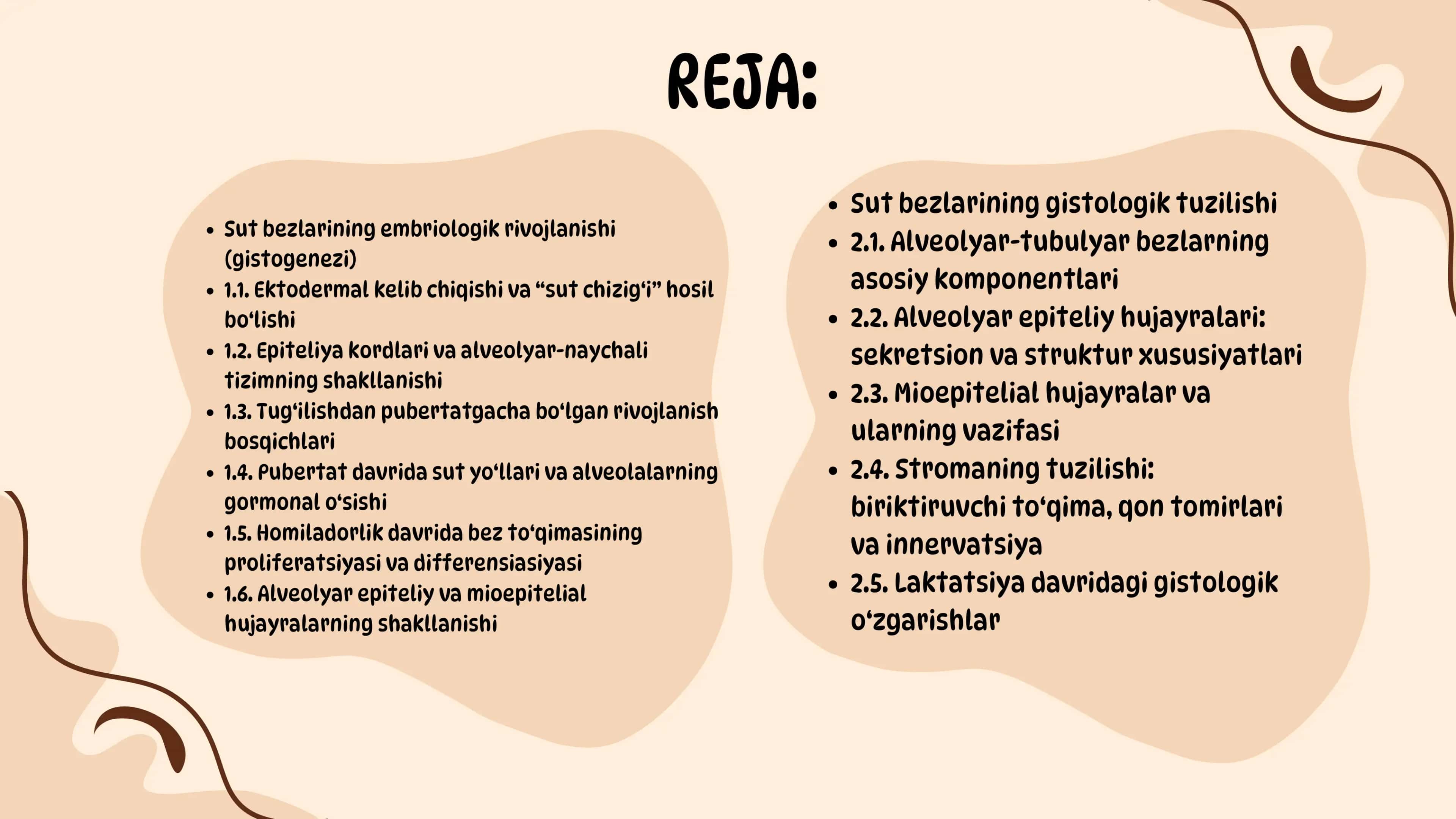 SUT BEZLARI GISTOGENEZI VA GIPOFIZIOLOGIYASI 3