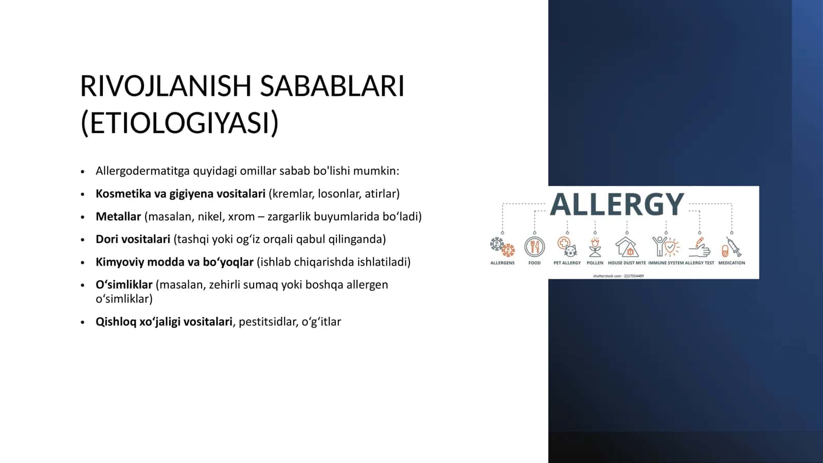 Allergodermatitlar 3