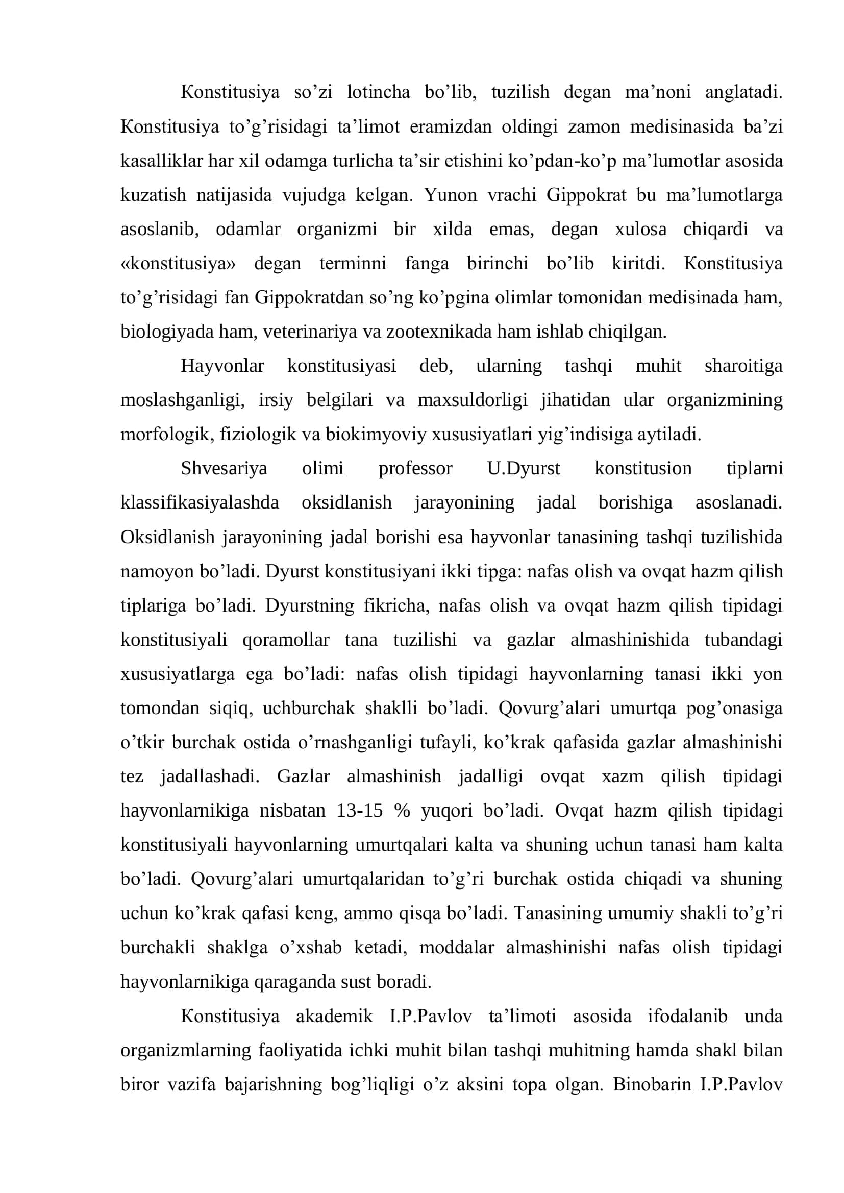 Qishloq xo’jalik hayvonlarini konstitusiyasi va ekstereri hamda kondisiyasi va intereri 3