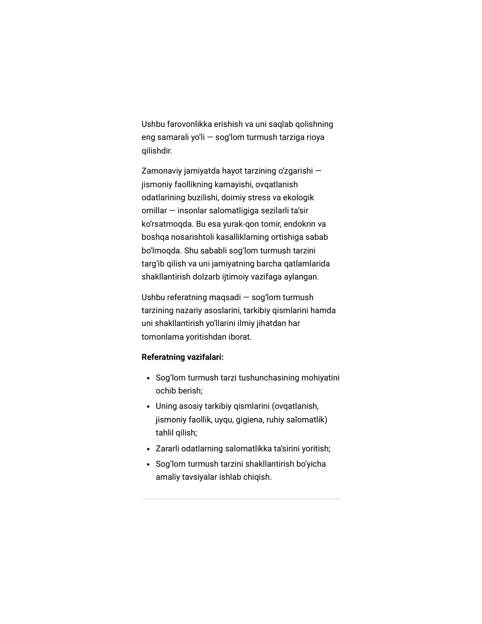 Referat sogʻlom turmush tarzi 3
