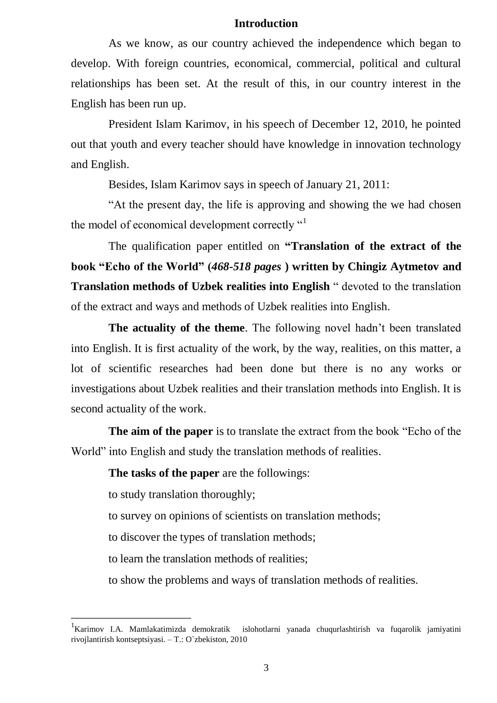 Qualification Paper on Translation Theory and Practice 3