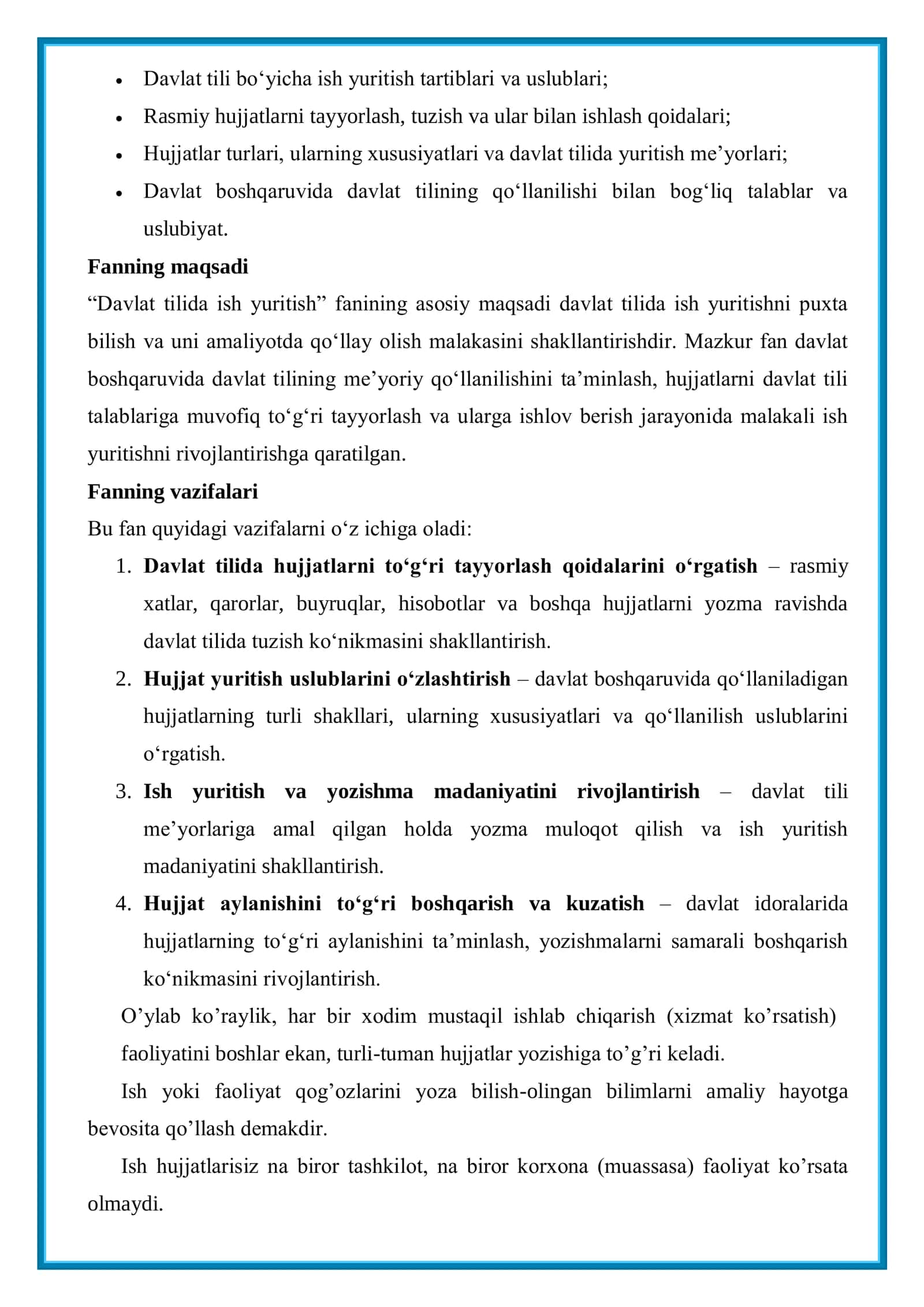 Davlat tilida ish yuritish 3