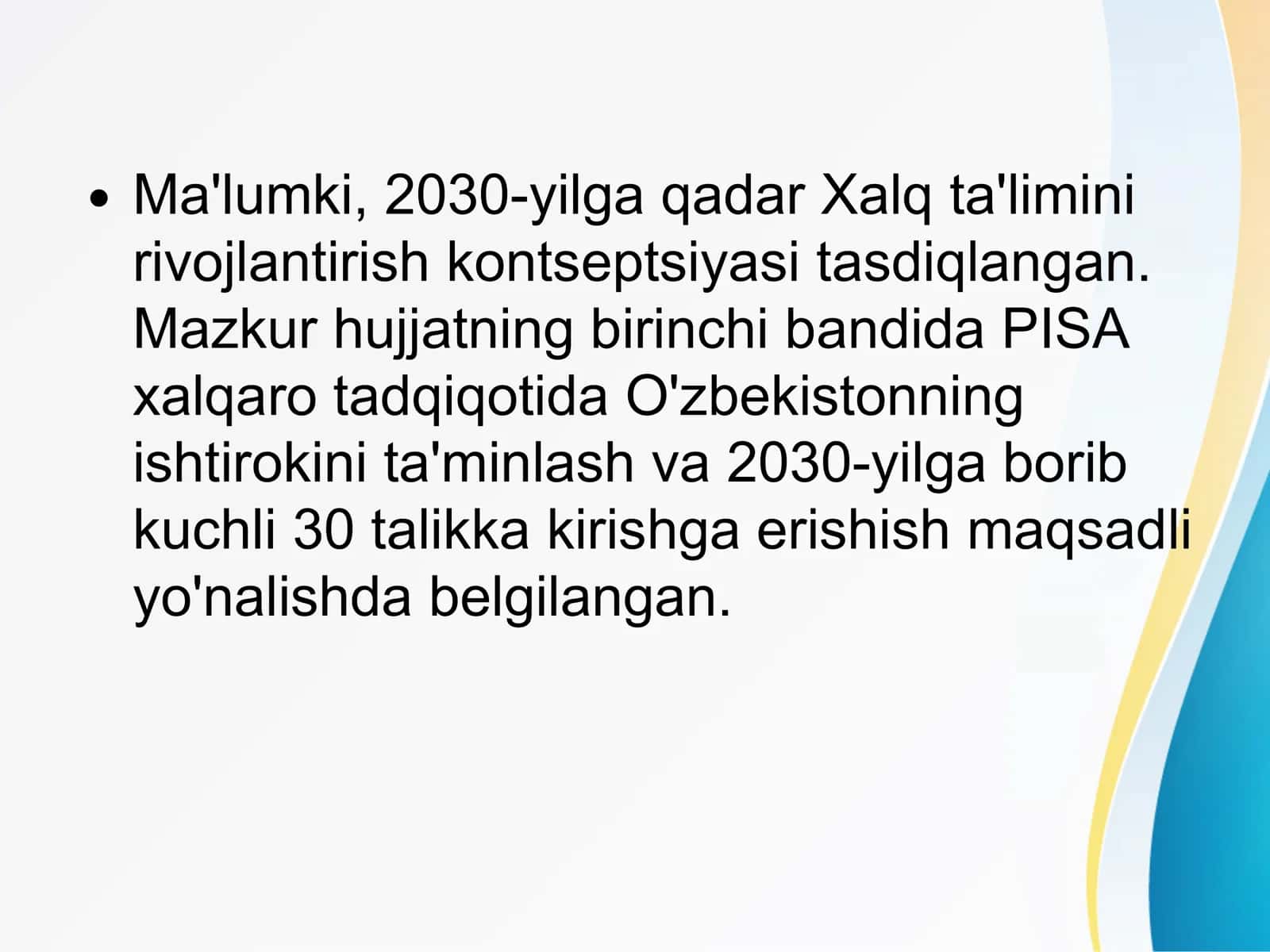 Xalqaro baholash dasturlari 3
