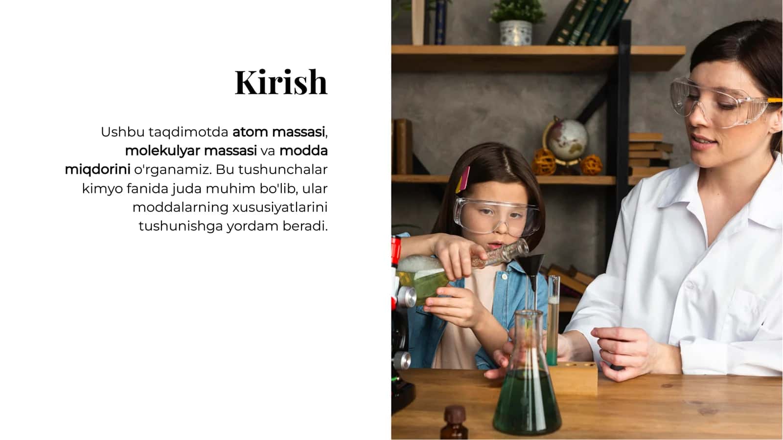 Atom Massasi, Molekulyar Massasi va Modda Miqdorini O'rganish 3