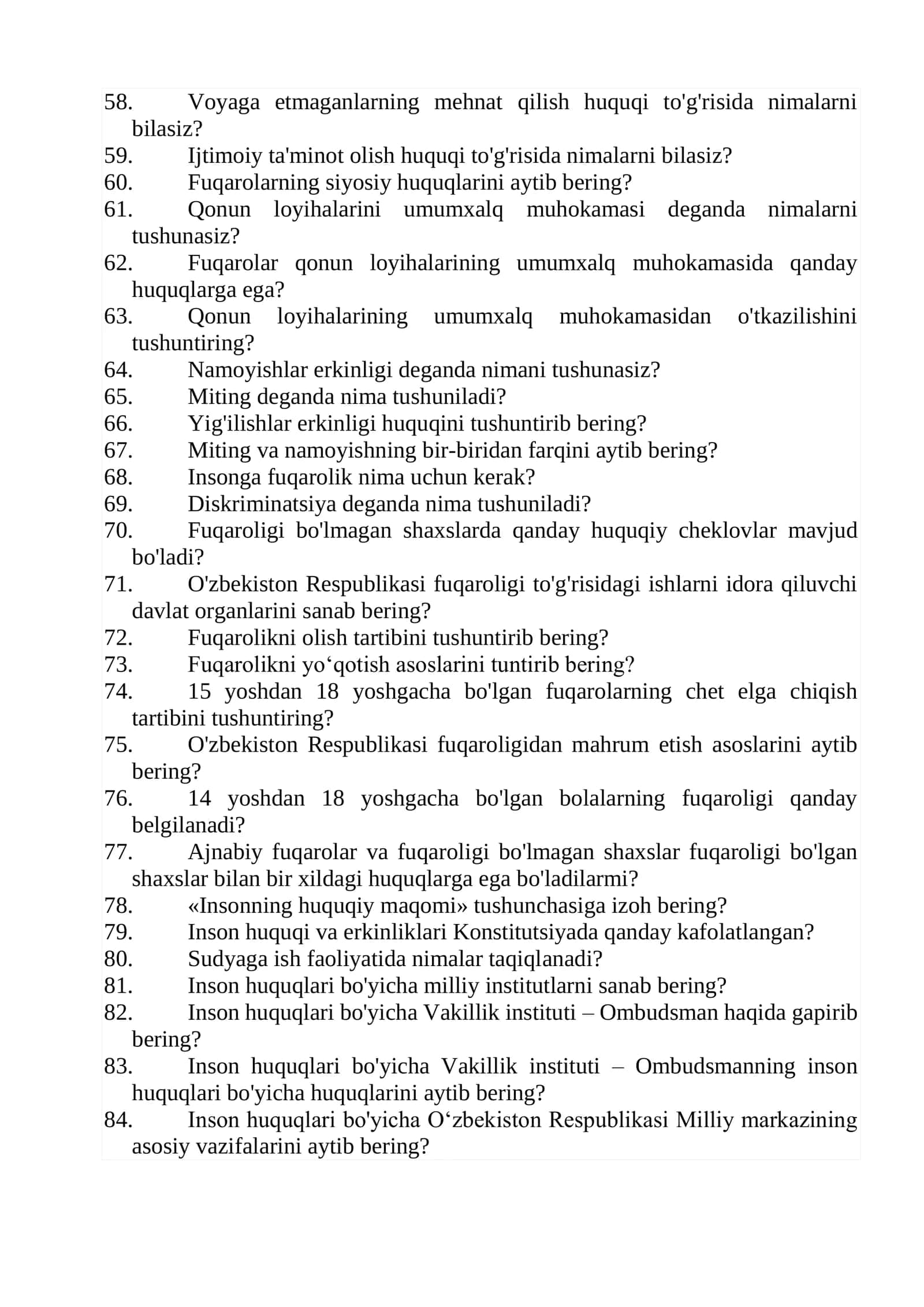 Ichki ishlarga kiruvchilar uchun test savollari 2026 3