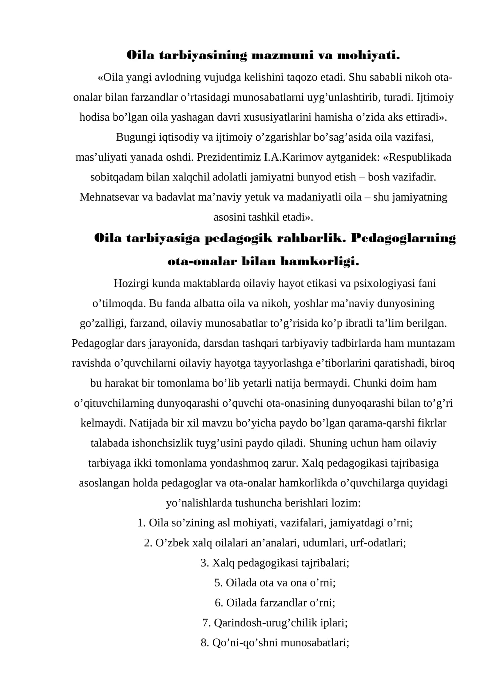 Bola tarbiyasida oila, o’quv yurti, mahalla va jamoatchilik hamkorligi 3