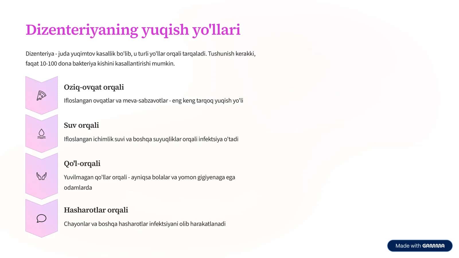 Dizenteriyaning profilaktikasi 3