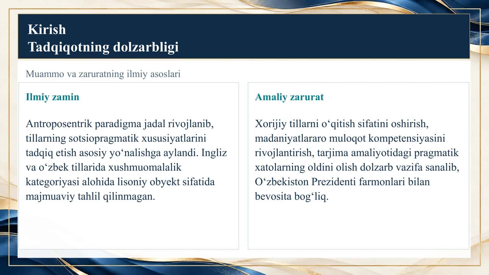 Xushmuomalalik kategoriyasining leksik-semantik, grammatik va lingvopragmatik xususiyatlari 3