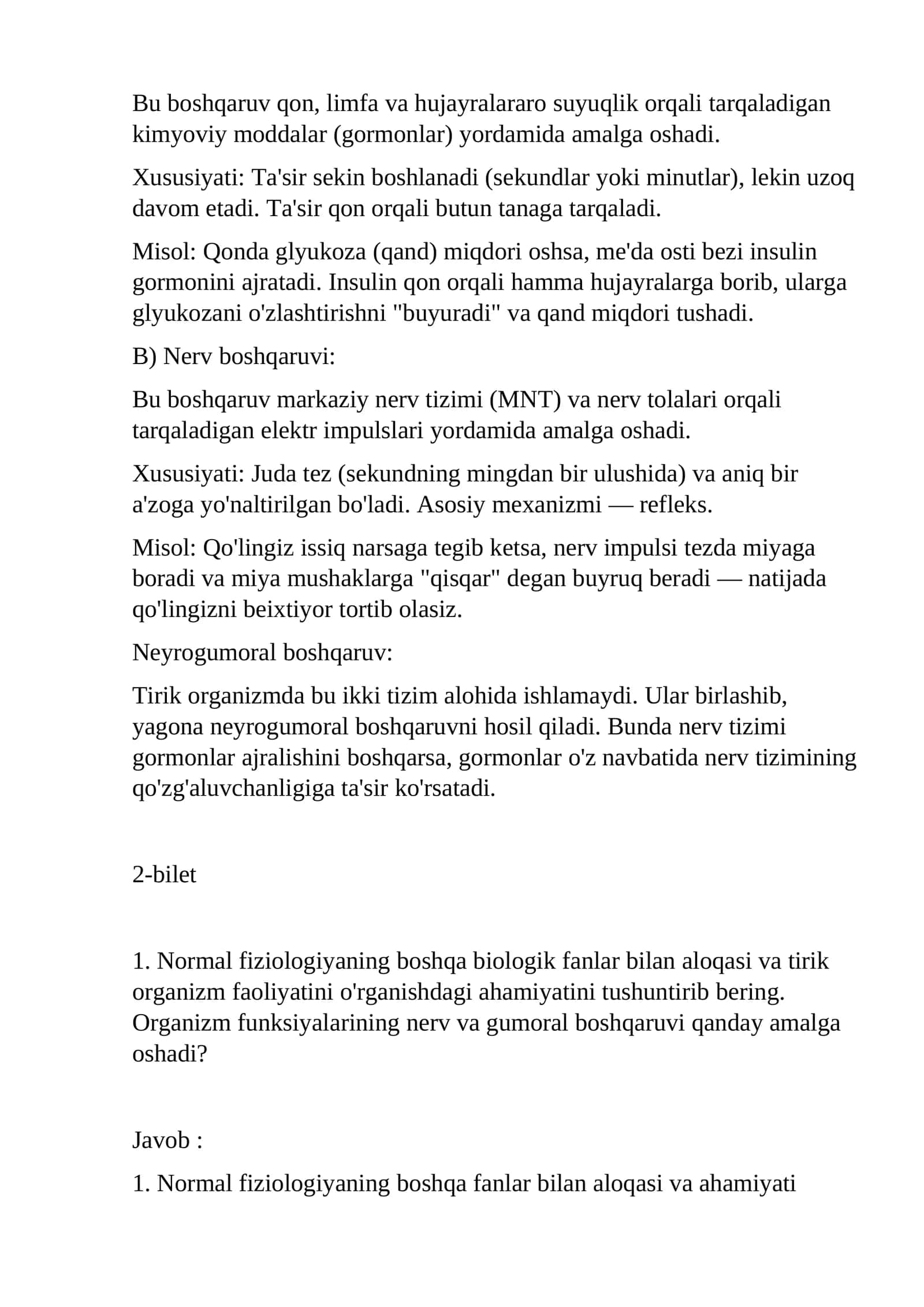 Normal fiziologiya fanining predmeti va vazifalari 3