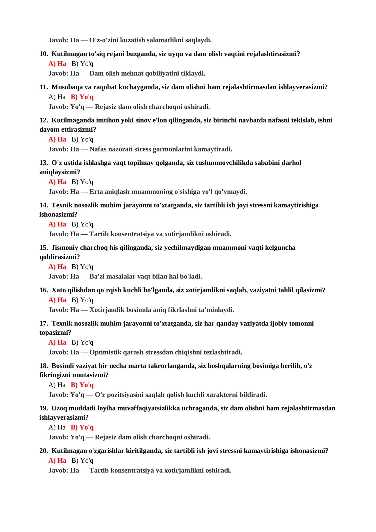 PSIXOLOGIYA FANIDAN ORALIQ NAZORAT TESTLARI 3