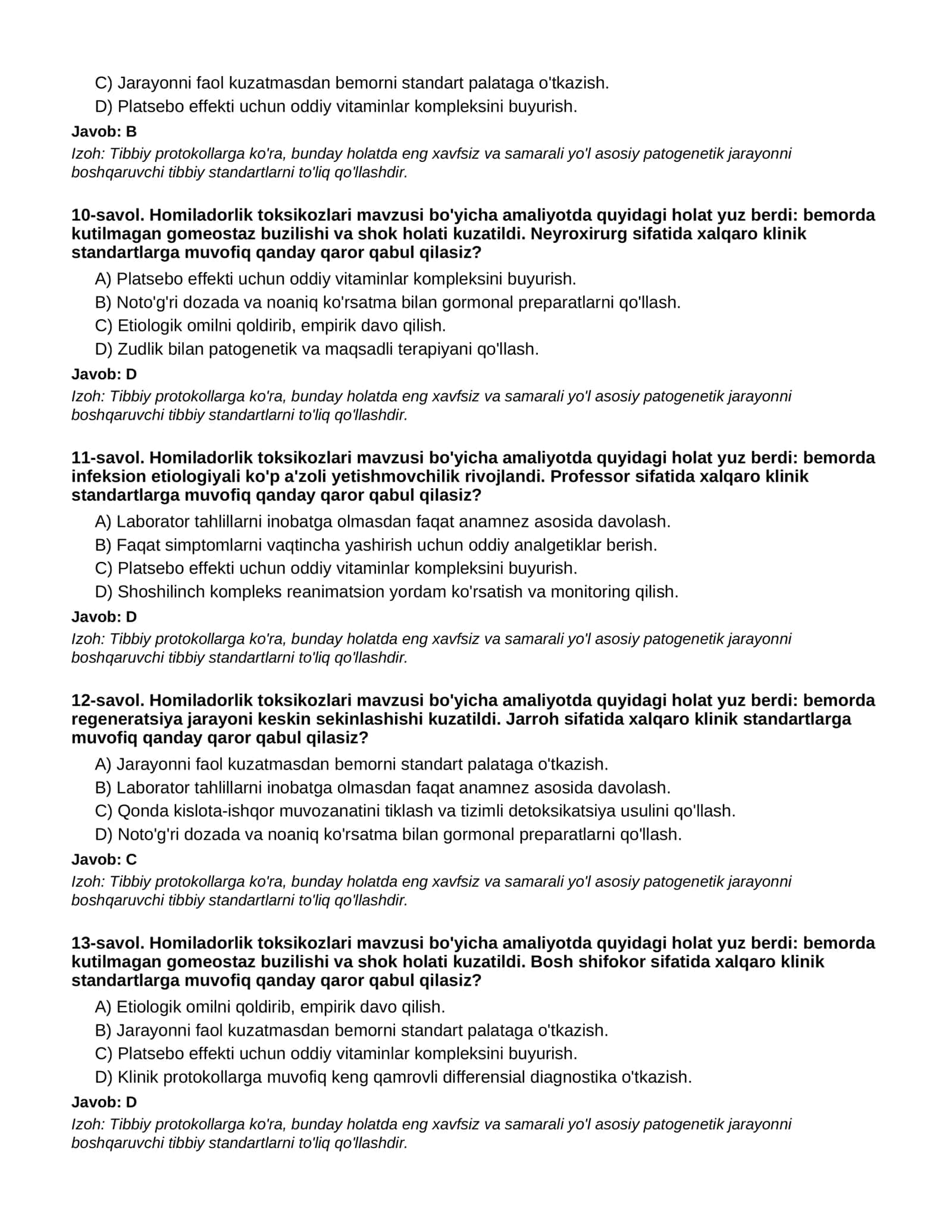 HOMILADORLIK TOKSIKOZLARI - 2-QISM 3