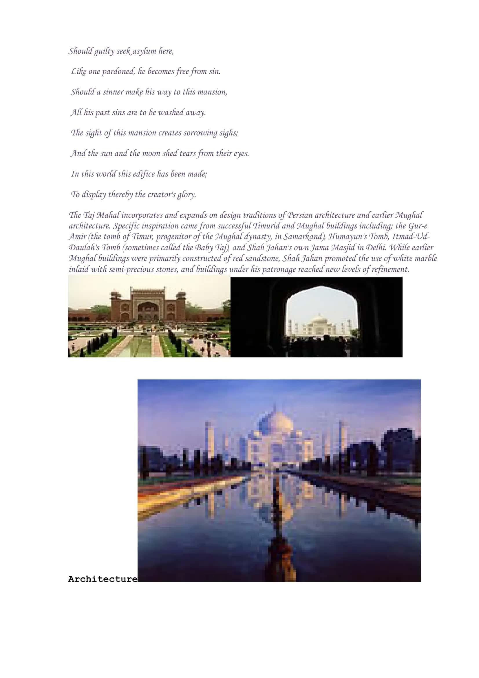 Taj Mahal 3