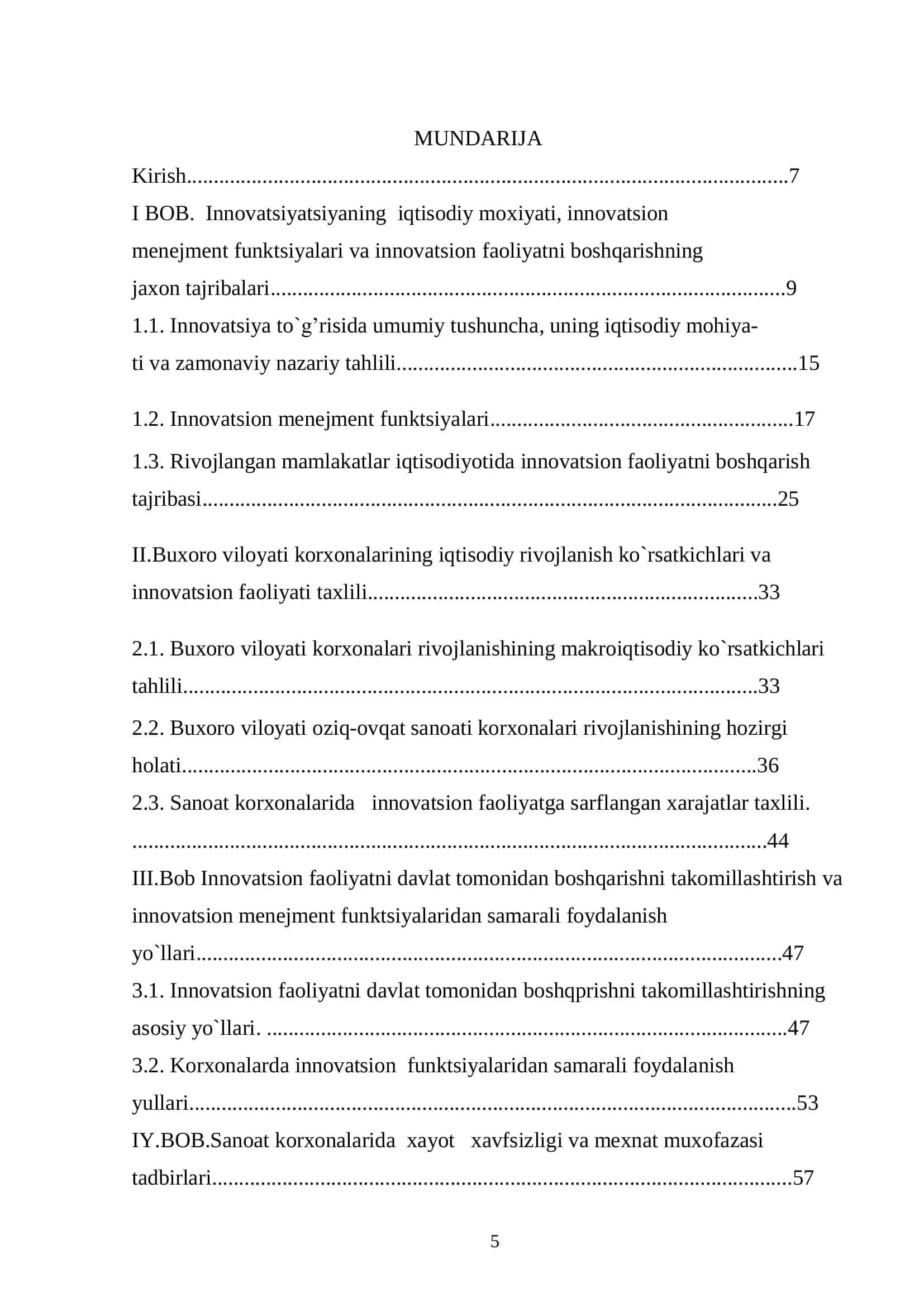 Innovatsion menejmentning metodlari, funksiyalari va ularni takomillashtirish yo’llari 3