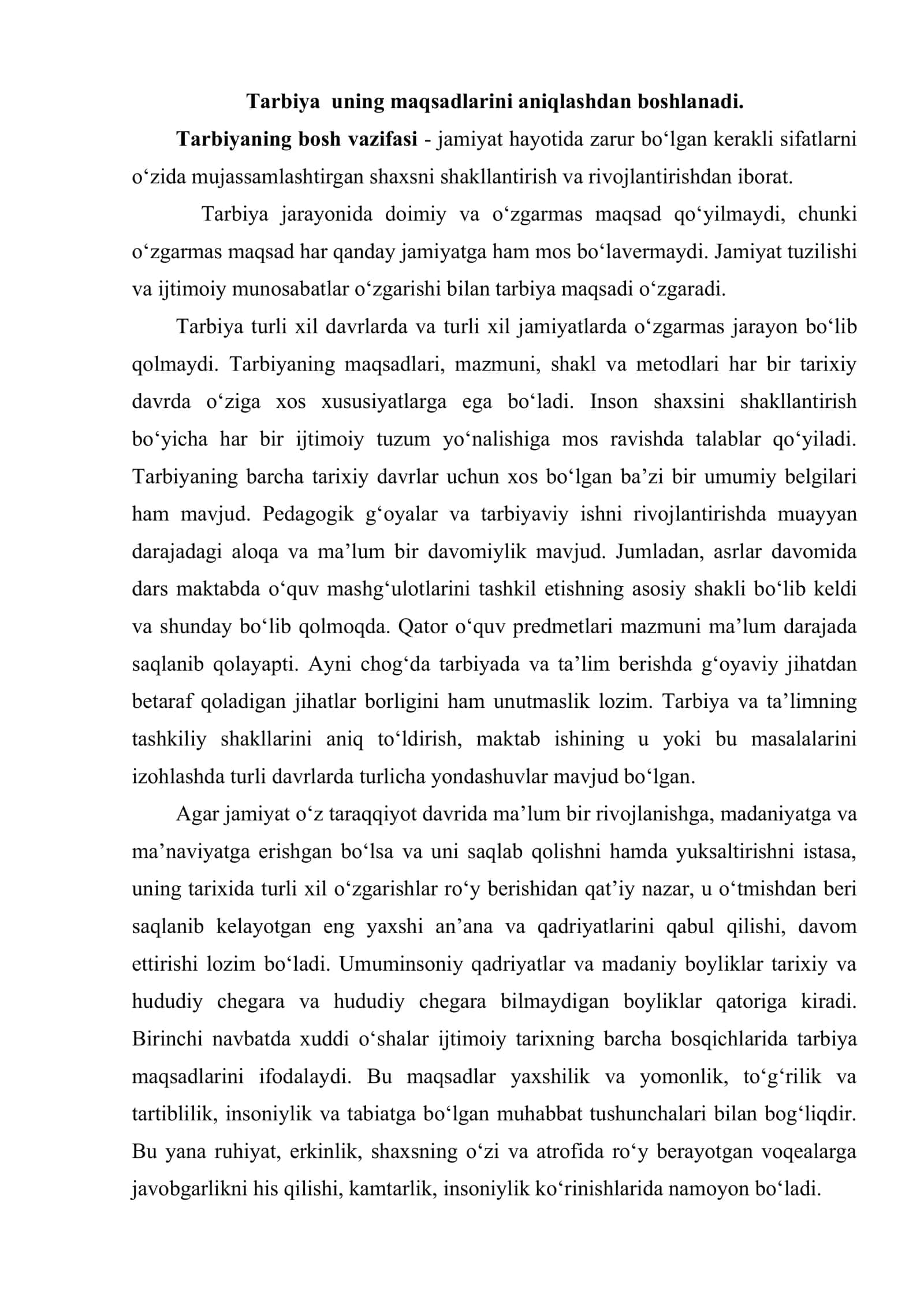 Tarbiya jarayonining psixologik asoslari 3