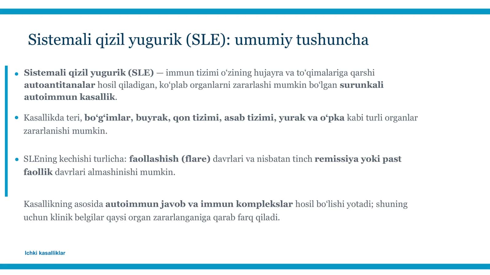 Sistemali qizil yuguruk 3