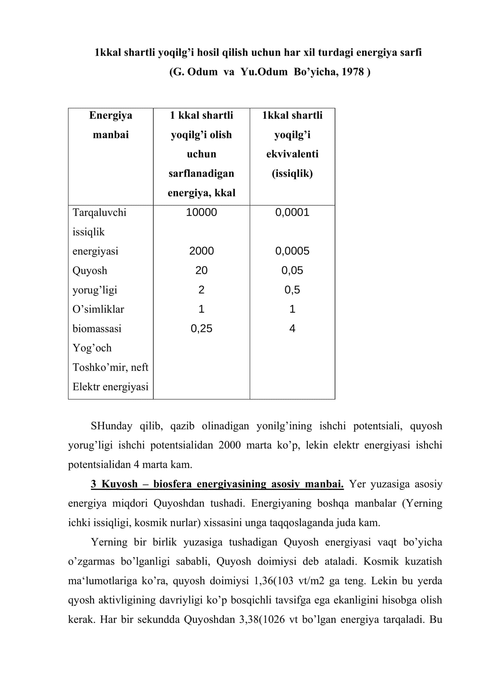 Energiya tushunchasi 3
