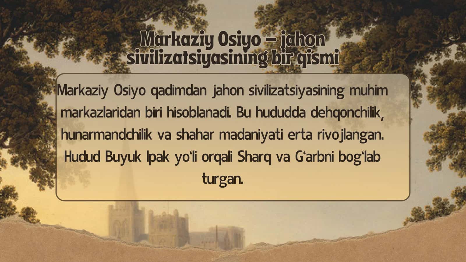 O‘zbekiston tarixi (Oliy o‘quv yurtlari uchun), 2019, 18–20-bet 3