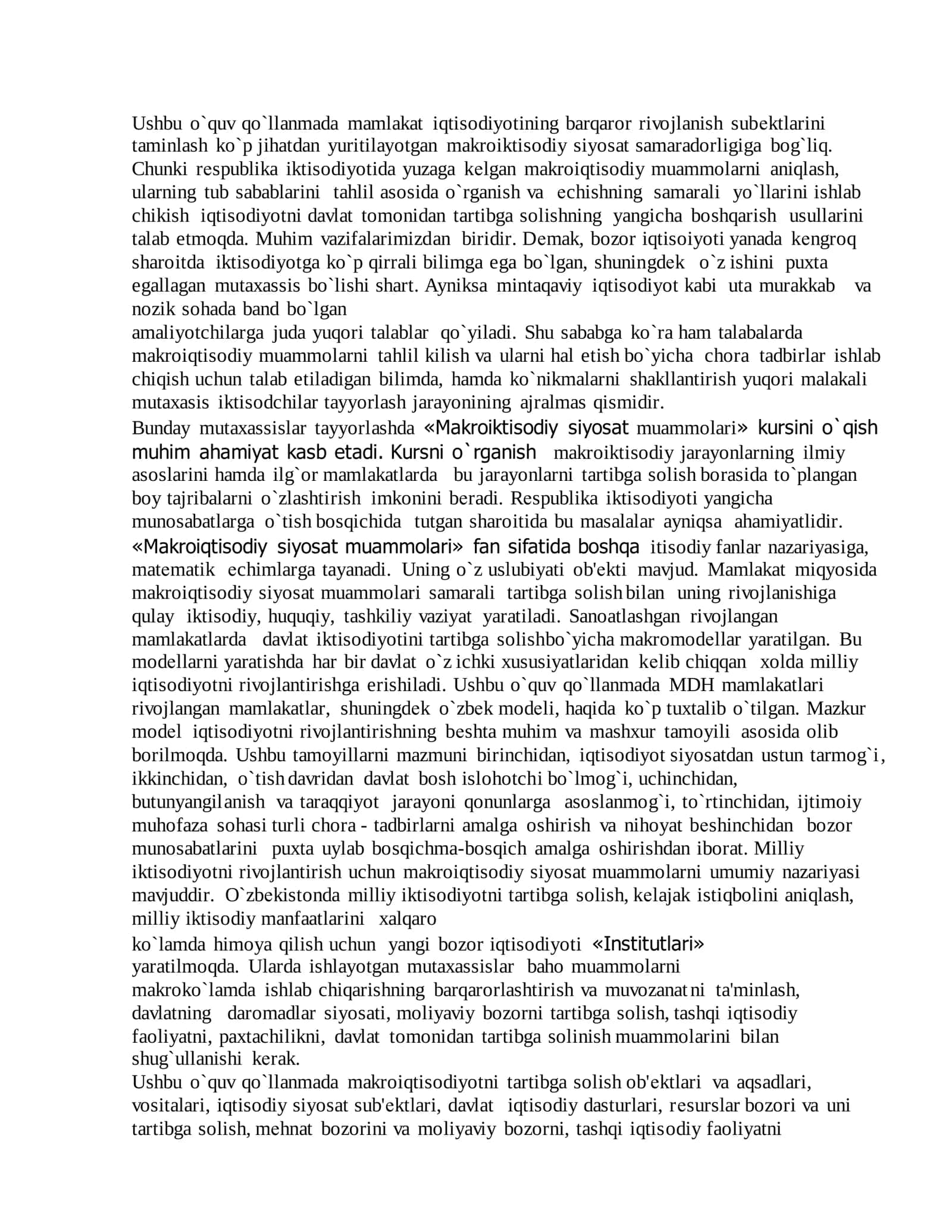 MAKROIQTISODIY SIYoSAT MUAMMOLARI 3