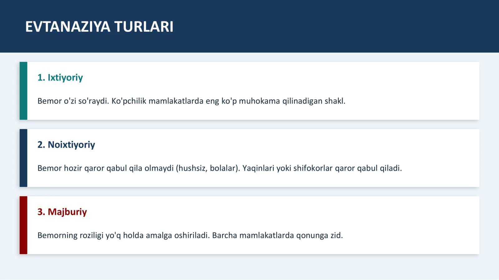 EVTANAZIYA va xospislar 3