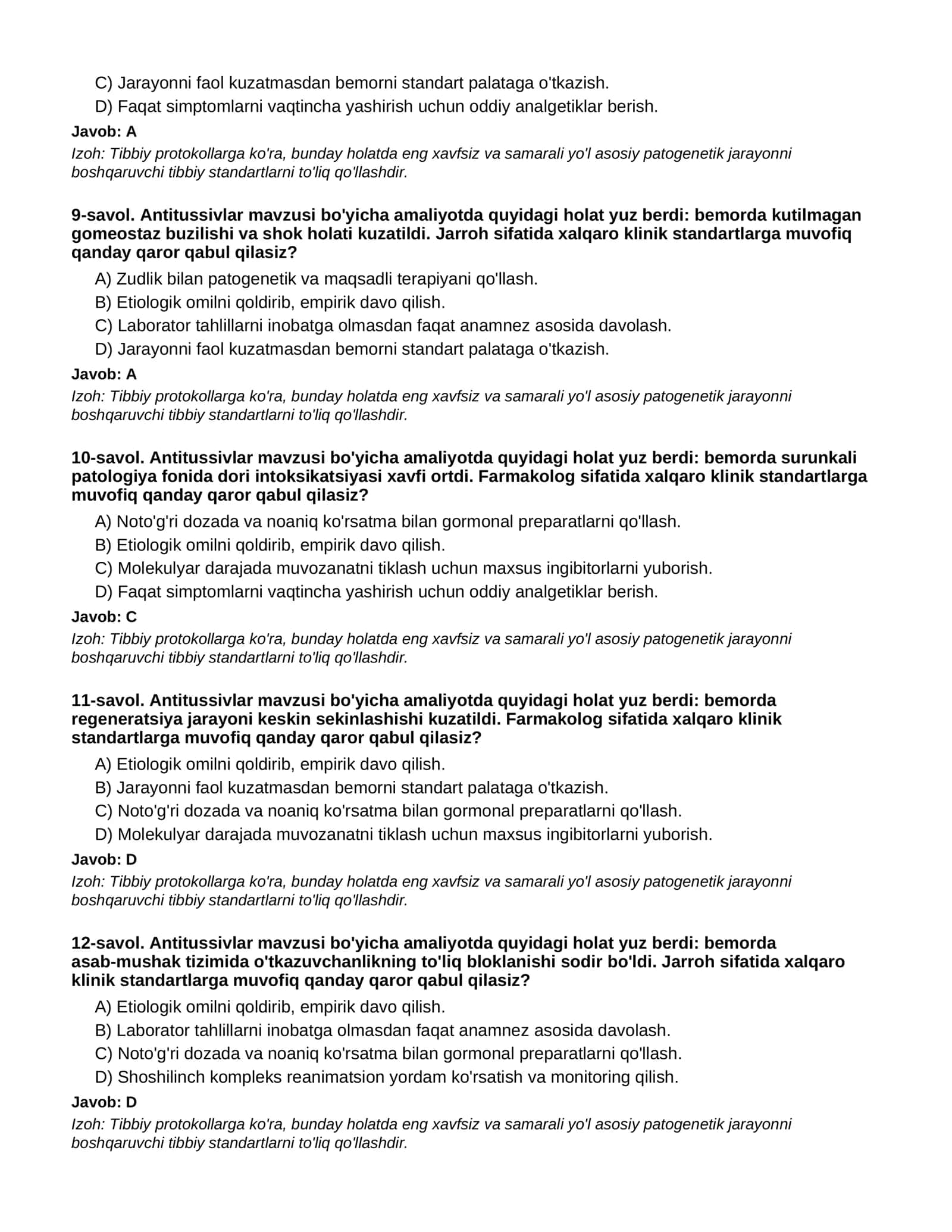 Antitusivlar - 2-qism 3