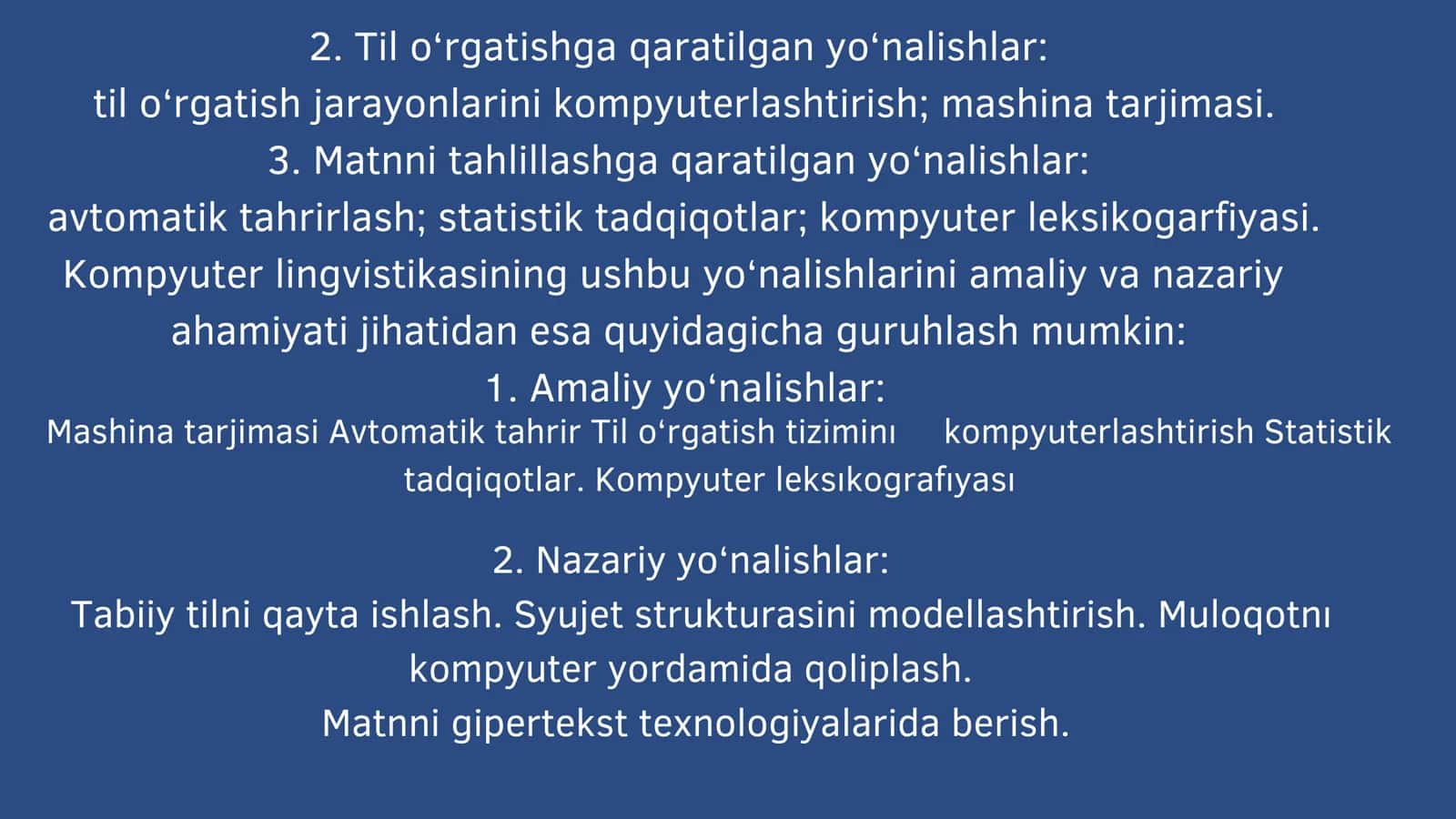 kompyuter lıngvıstıkasıdagı asosıy yonalıshlar 3