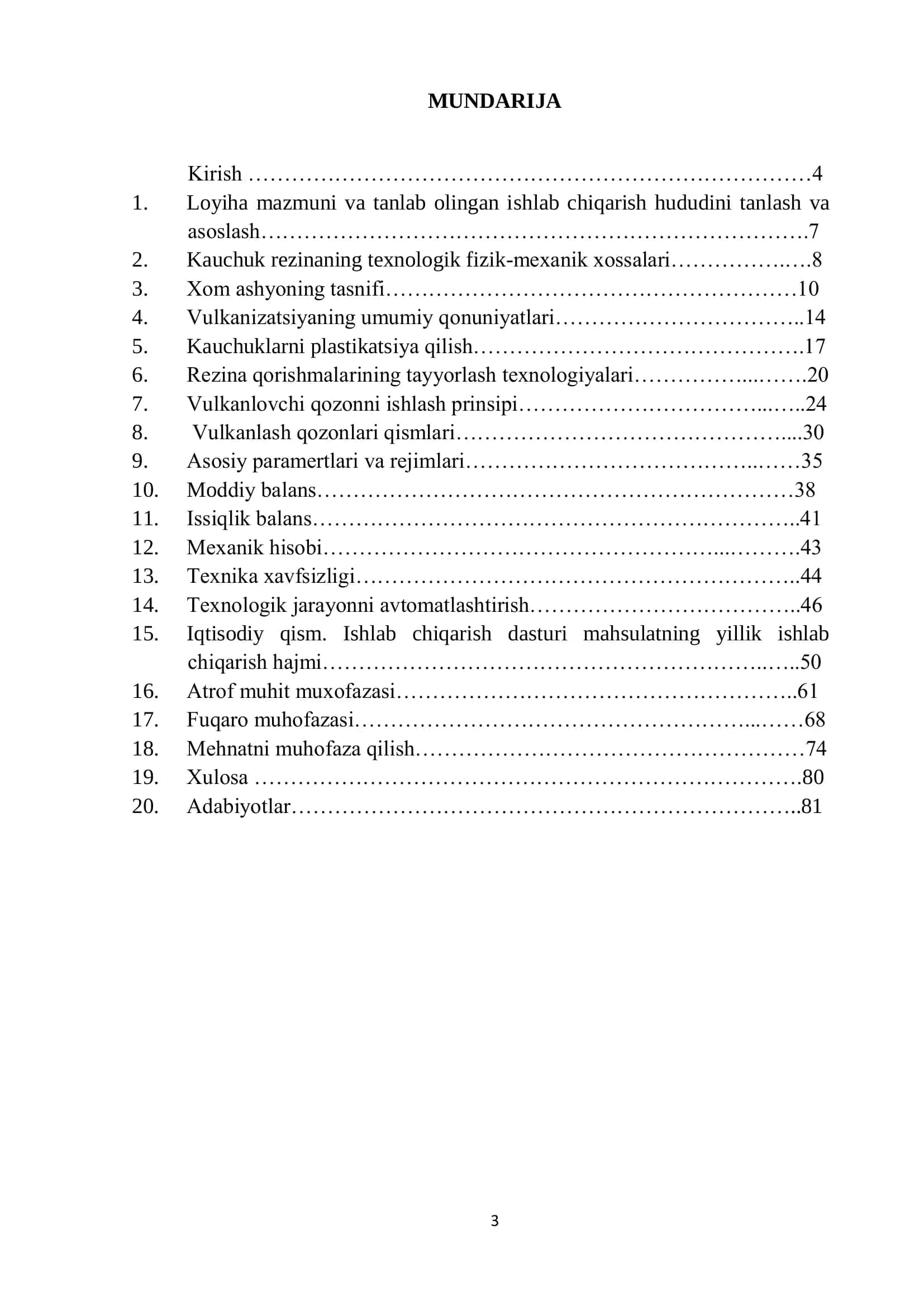 Qoliplanmaygan rezinatexnik mahsulotlar ishlab chiqarish texnologiyasi 3