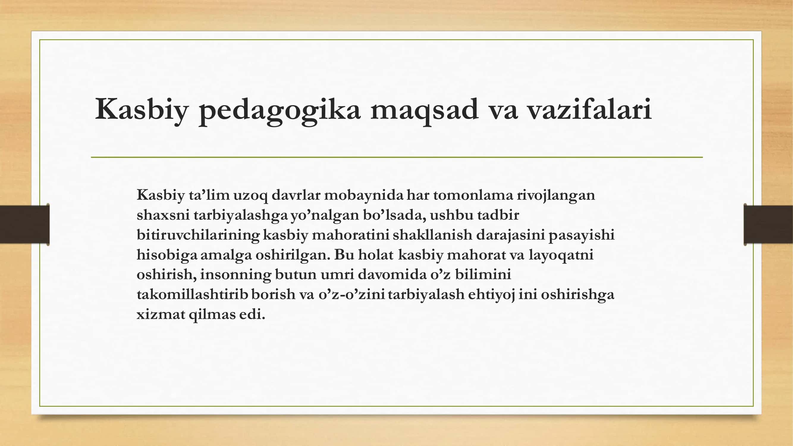Kasbiy pedagogika fanining metodologiyasi 3