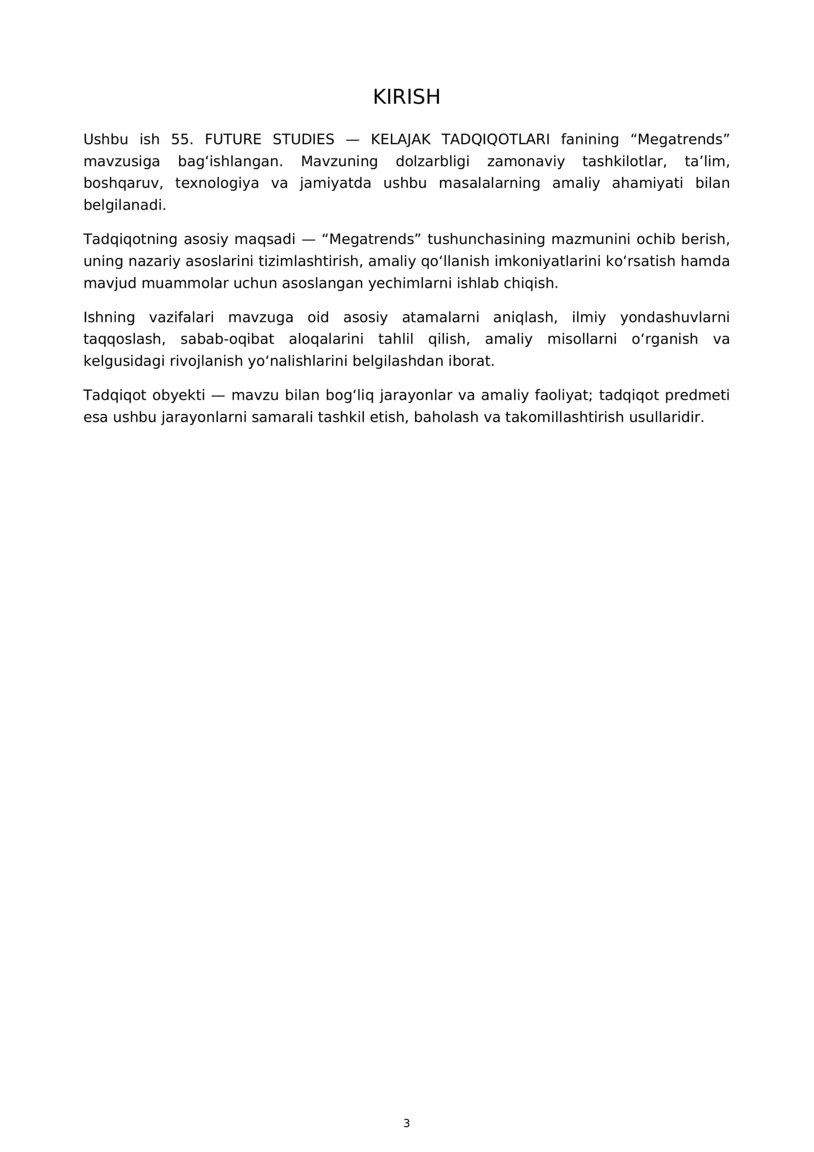 Megatrends 3