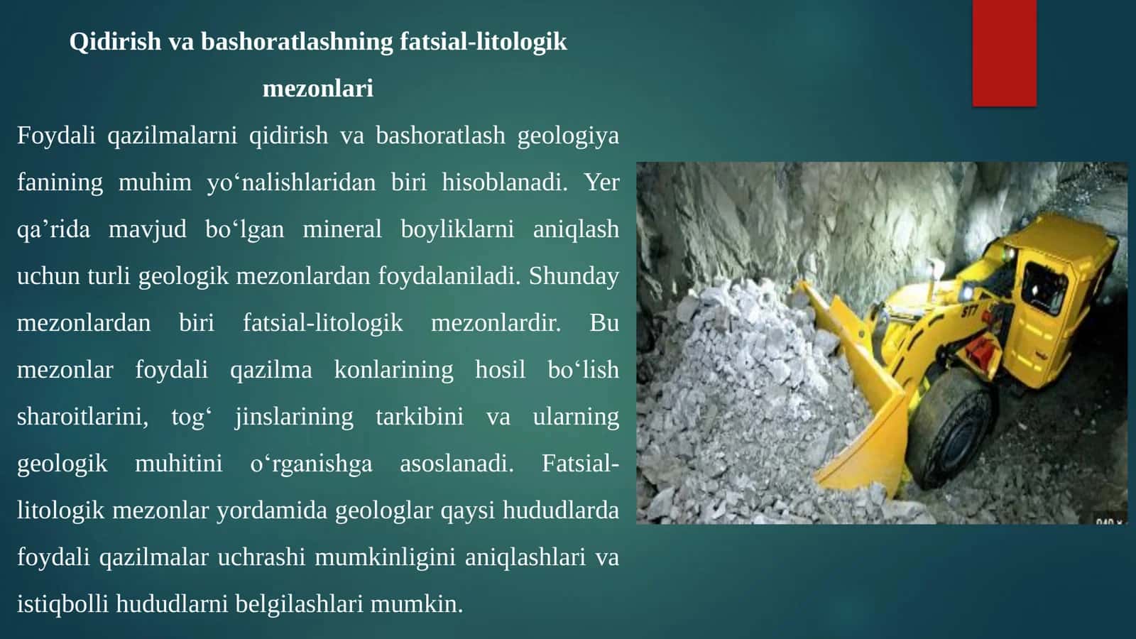 QIDIRISH VA BASHORATLASHNING FATSIALLITOLOGIK ME’ZONLARI. 3