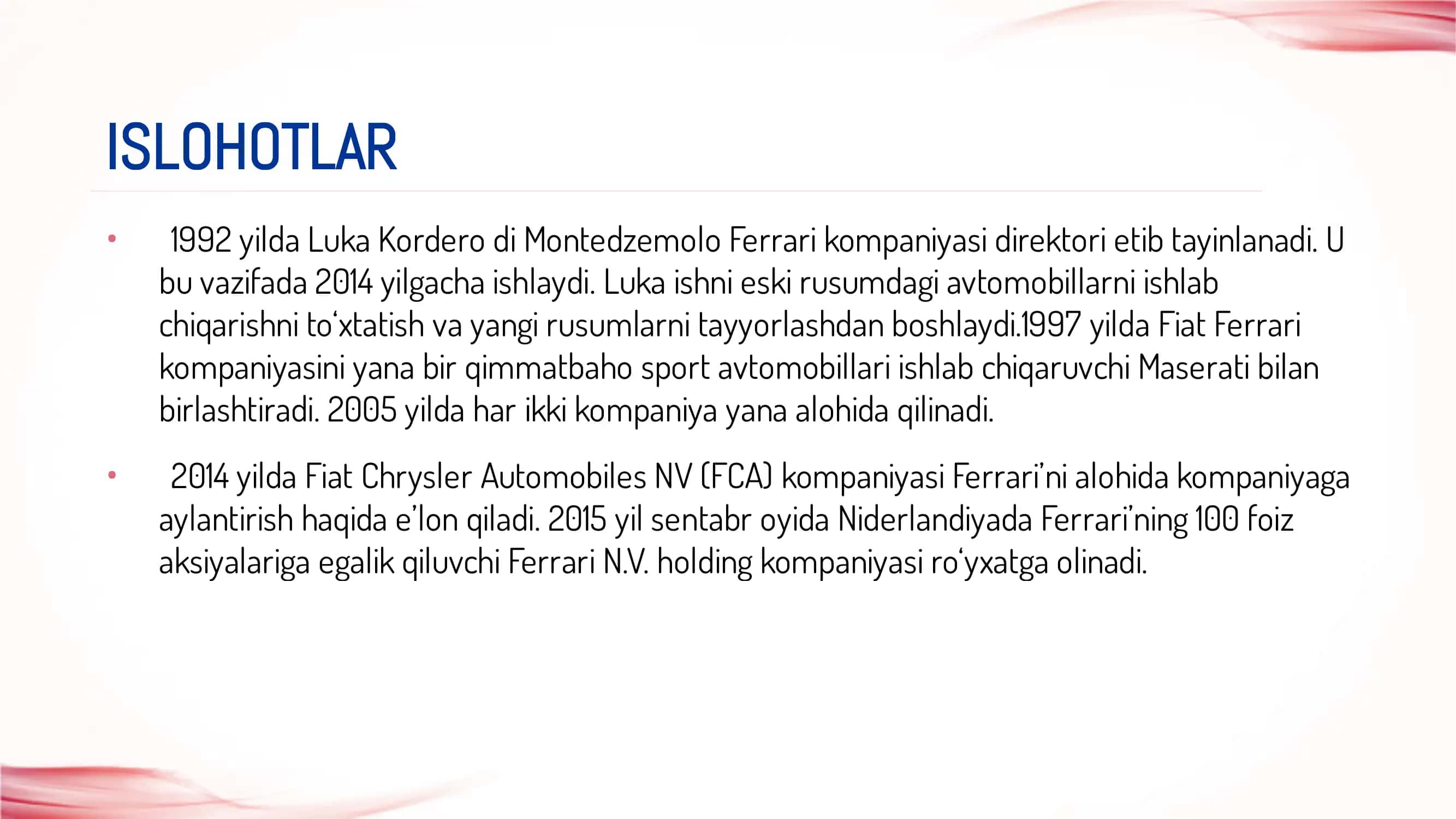 Ferrari kompaniyasining HR tizimi 3