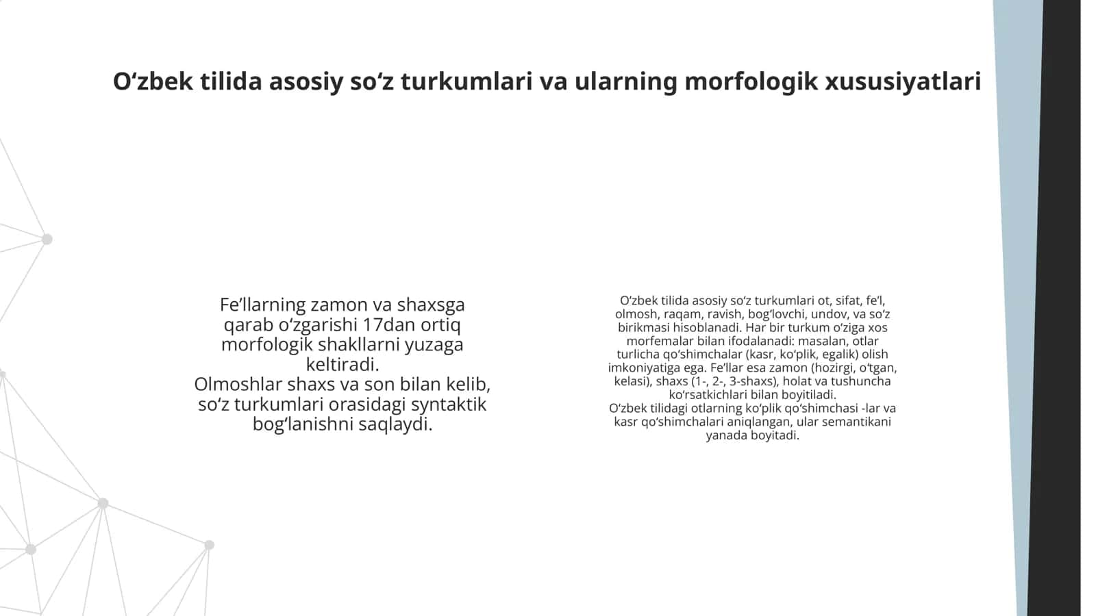 Soʻz turkumlari 3
