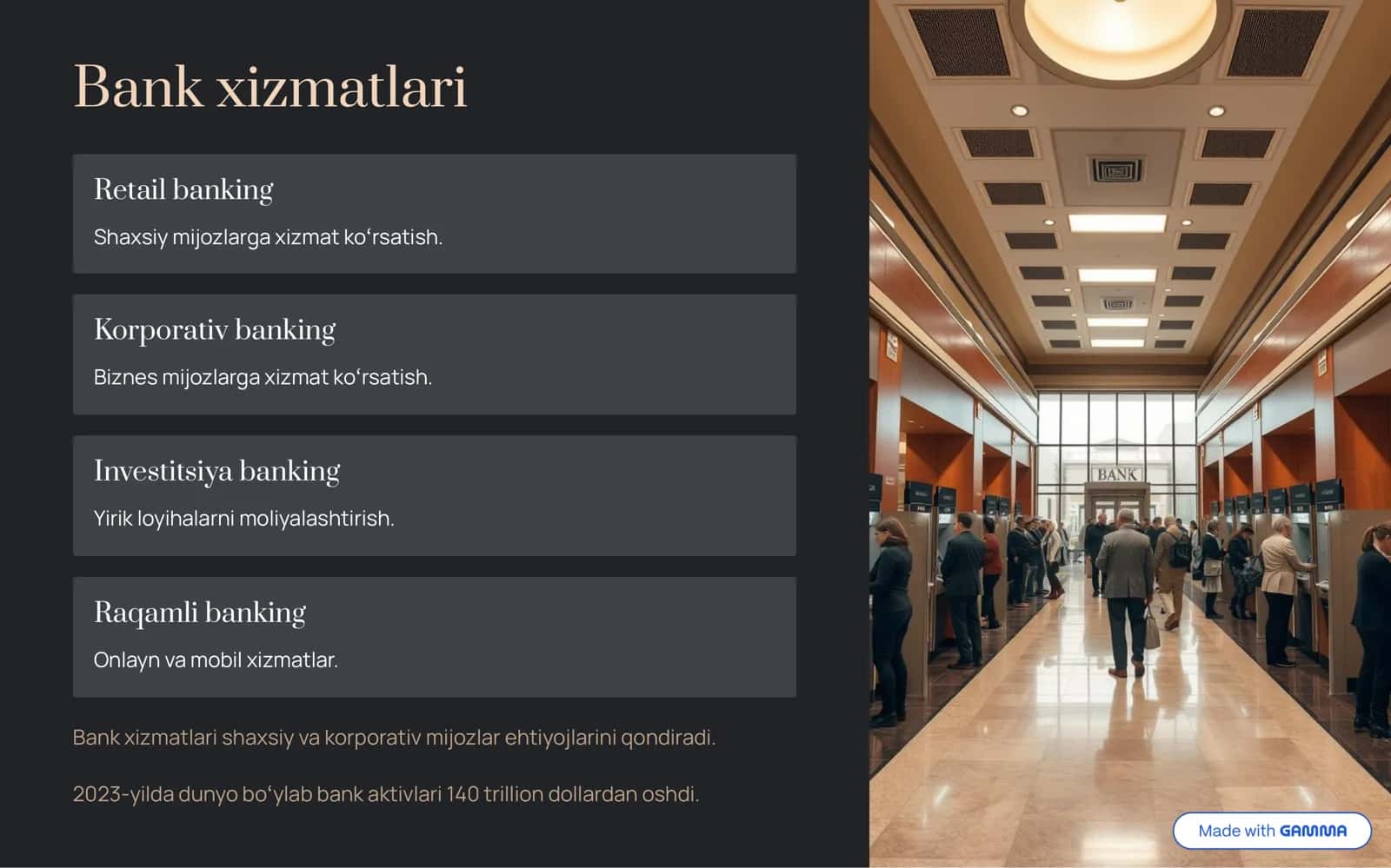 Moliyaviy xizmatlar 3