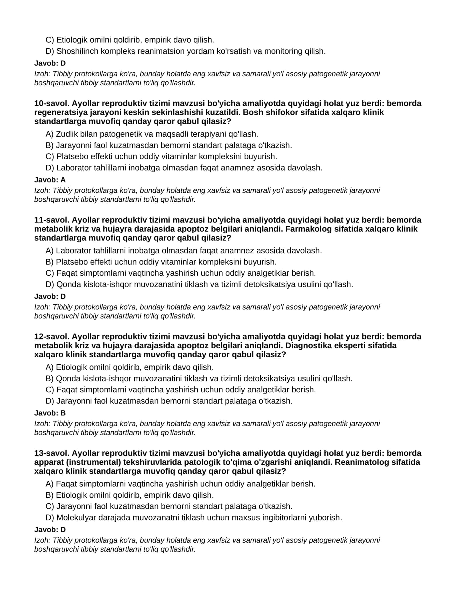 AYOLLAR REPRODUKTIV TIZIMI - 3-QISM 3