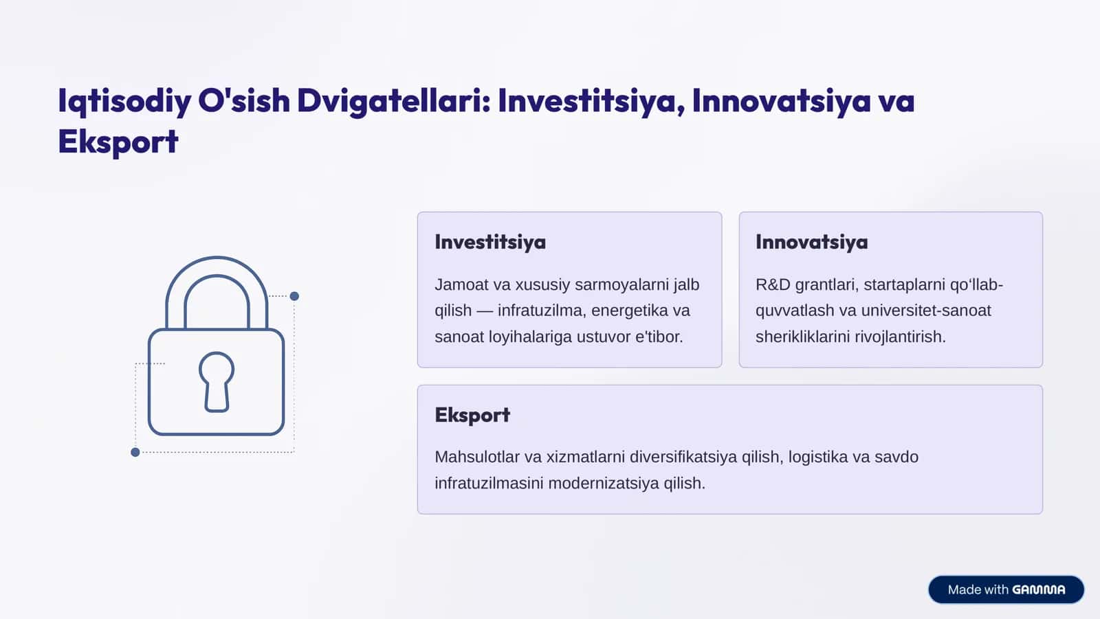 Davlatning Iqtisodiy Yo'li: Barqaror Rivojlanish Strategiyalari 3