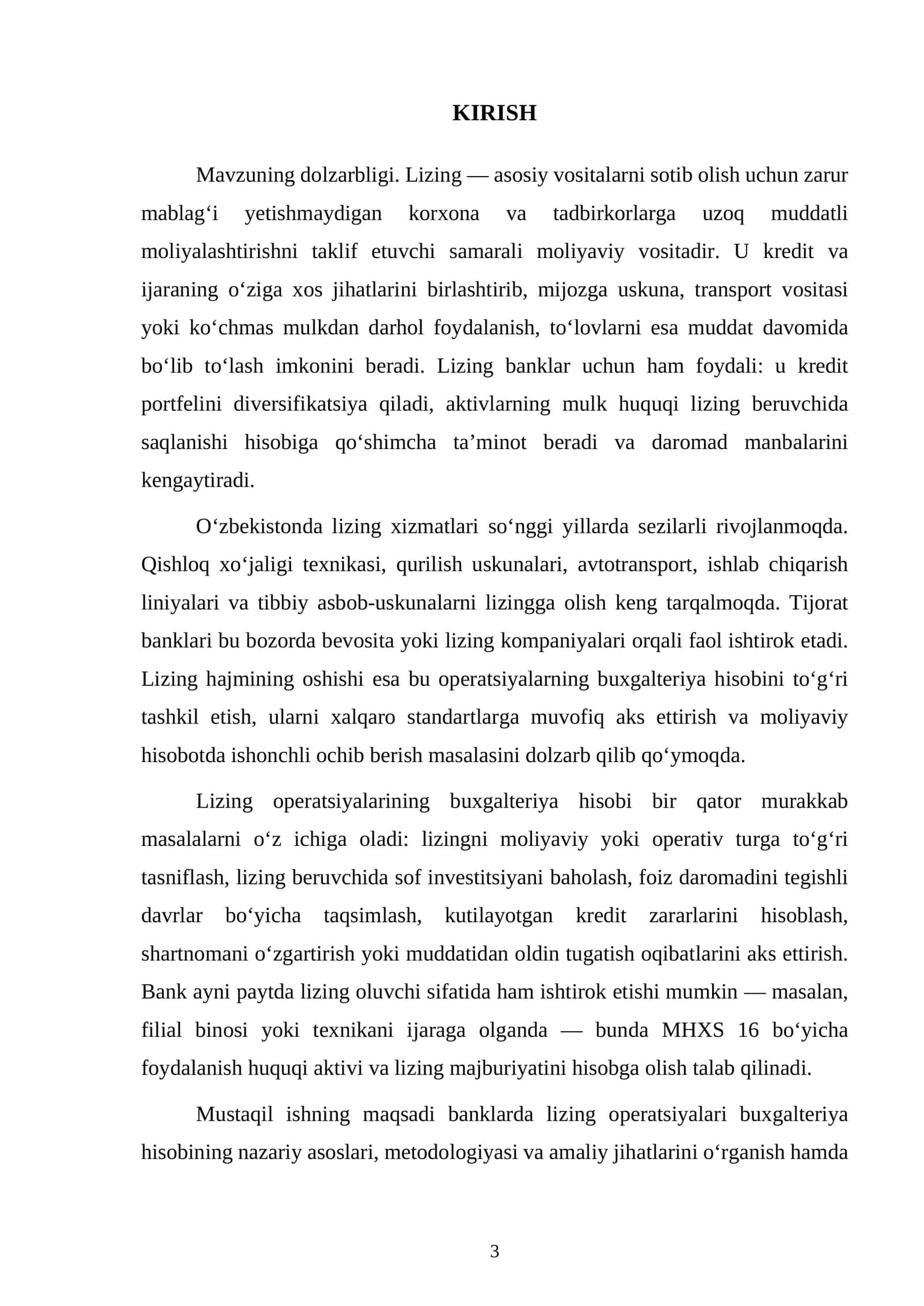 BANKLARDA LIZING OPERATSIYALARINING BUXGALTERIYA HISOBI 3