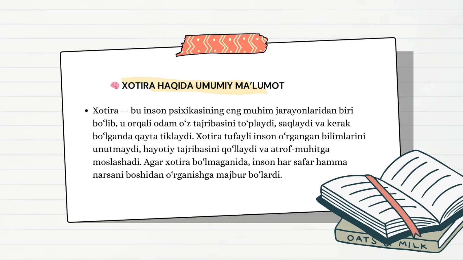 Xotira haqida 3