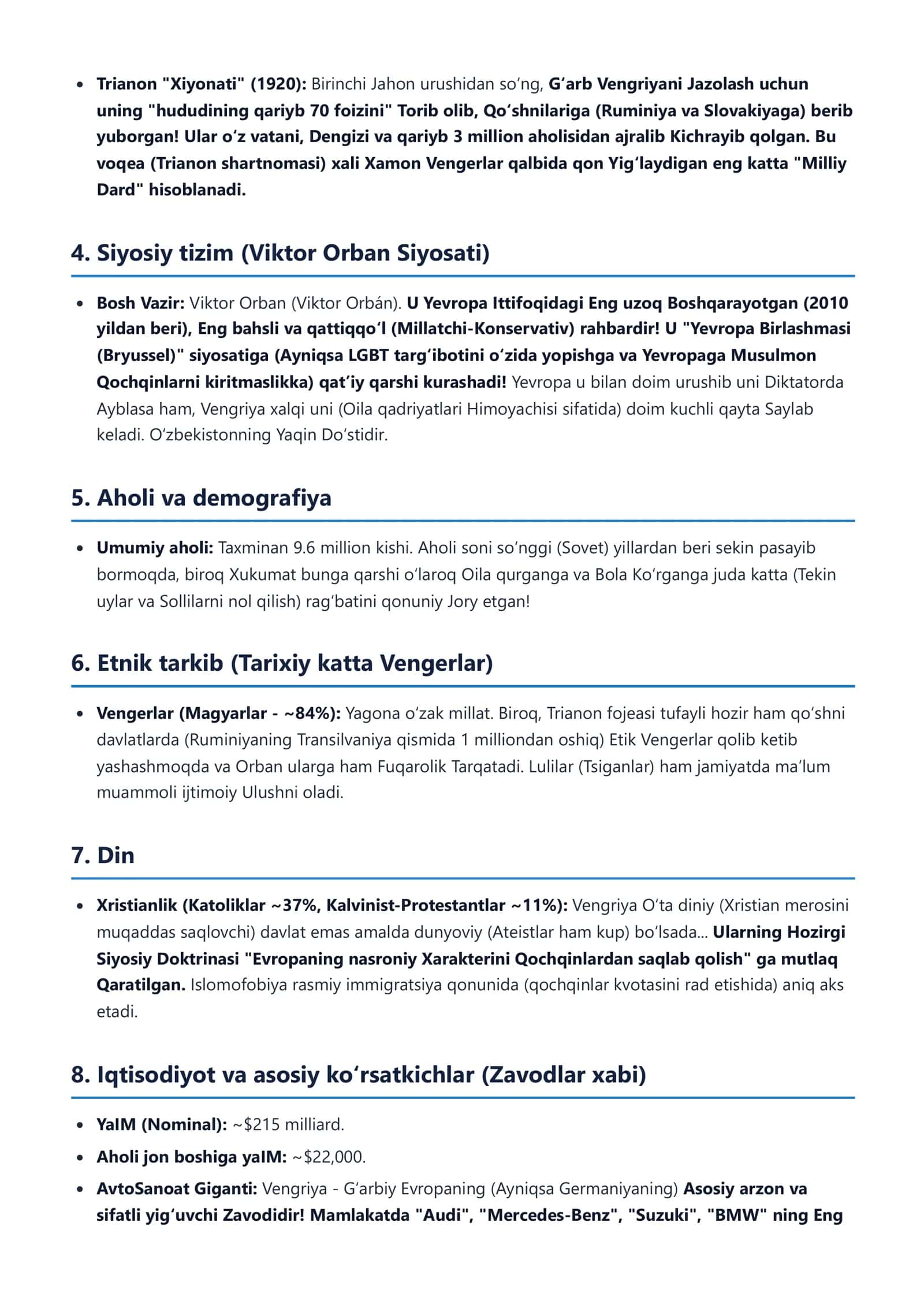 DAVLATLAR ENSIKLOPEDIYASI. Vengriya 3