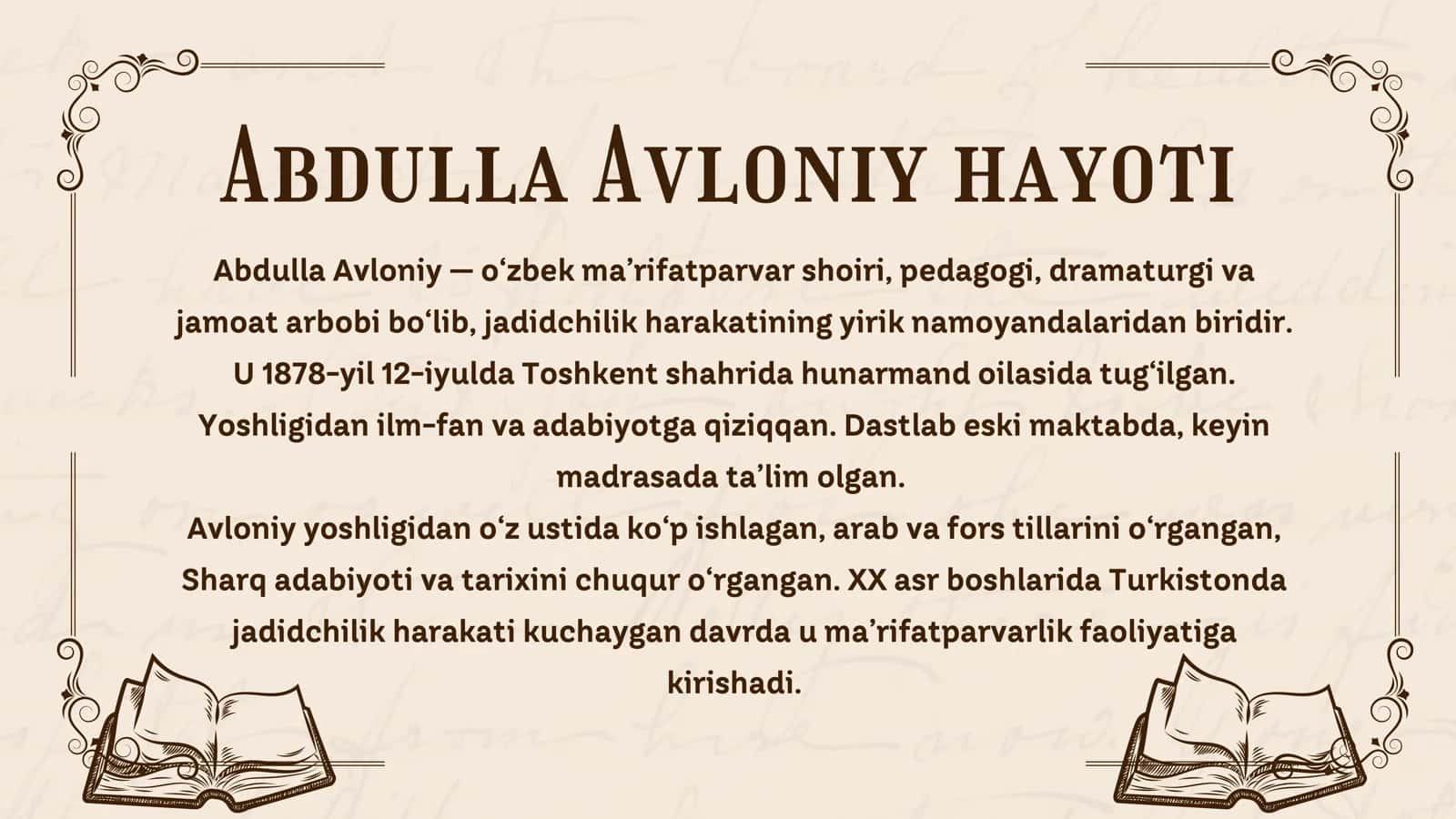Abdulla Avloniy hayoti va ijodi 3