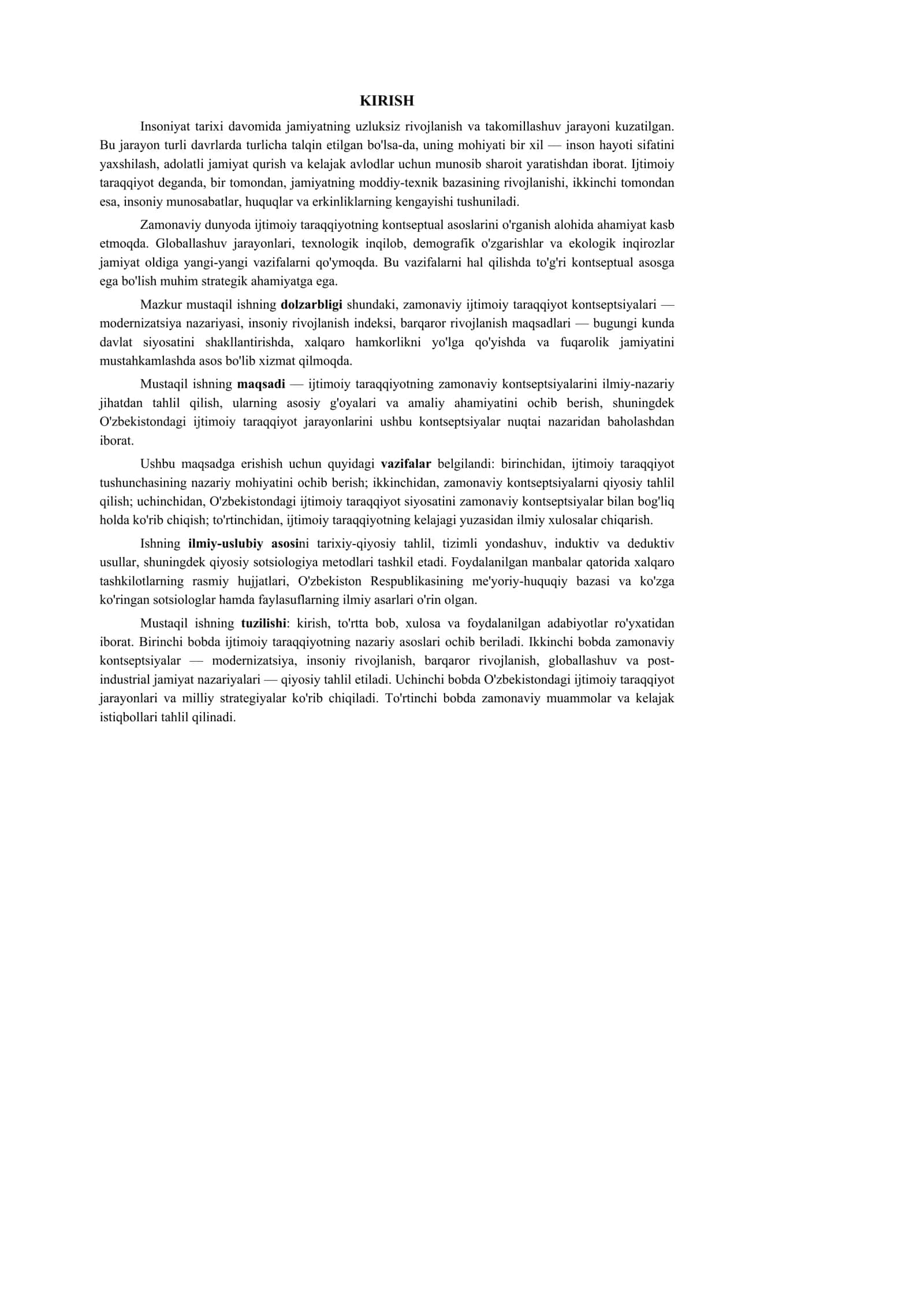 Ijtimoiy taraqqiyotning zamonaviy kontsepsiyalari 3